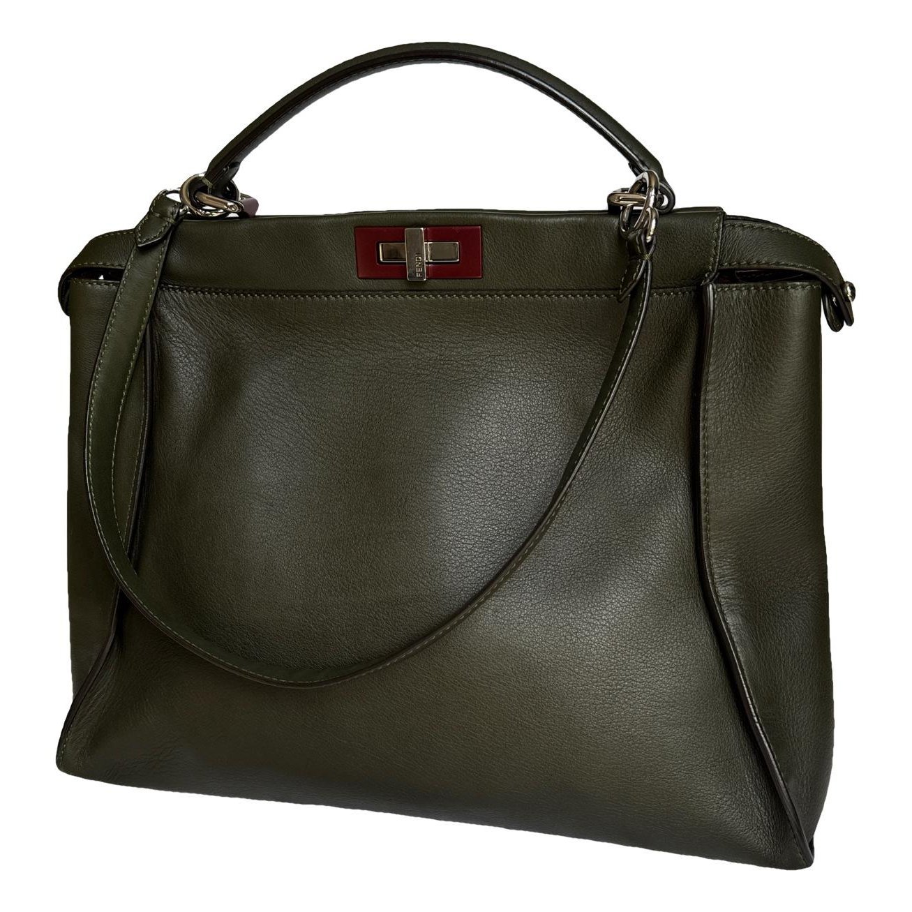 Peekaboo leather handbag