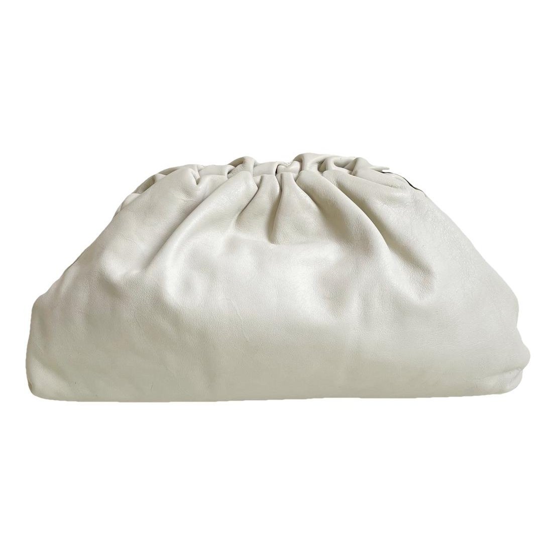 Pouch leather clutch bag
