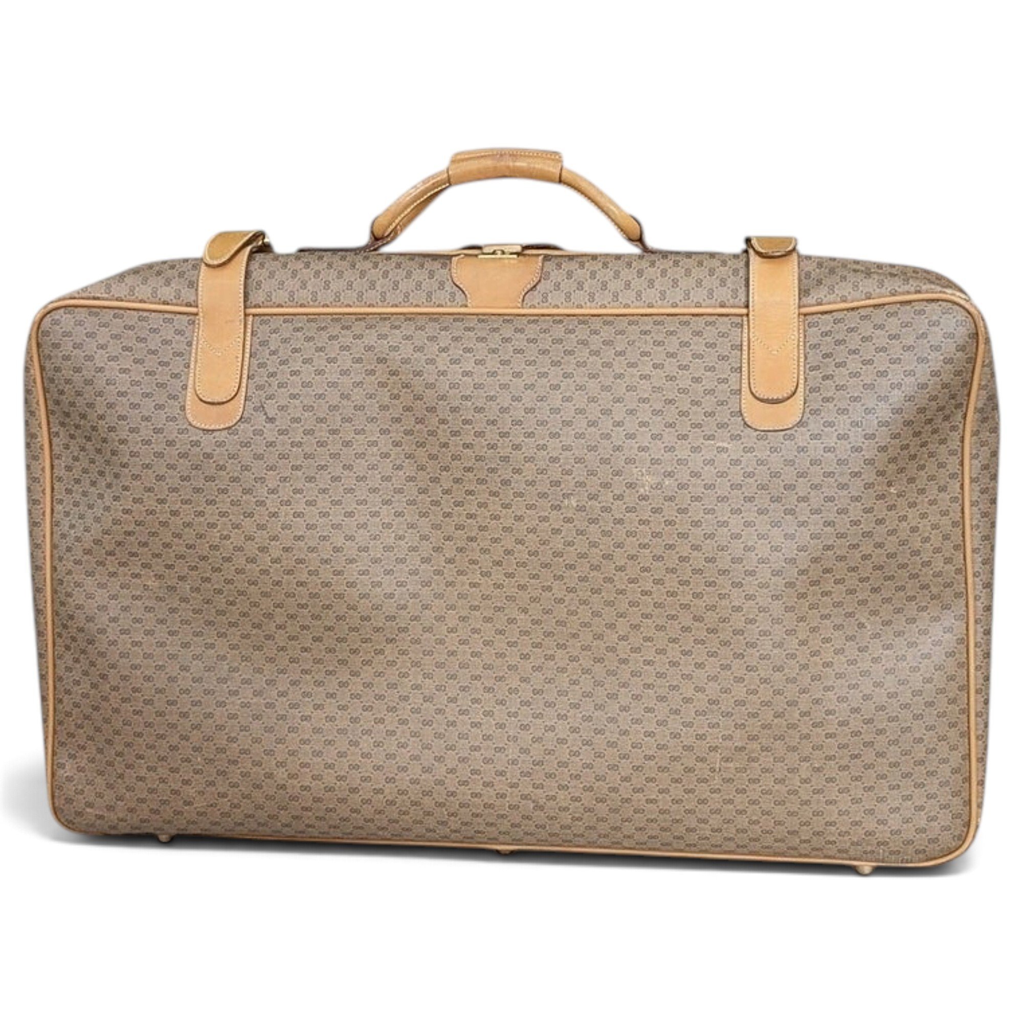 Leather travel bag