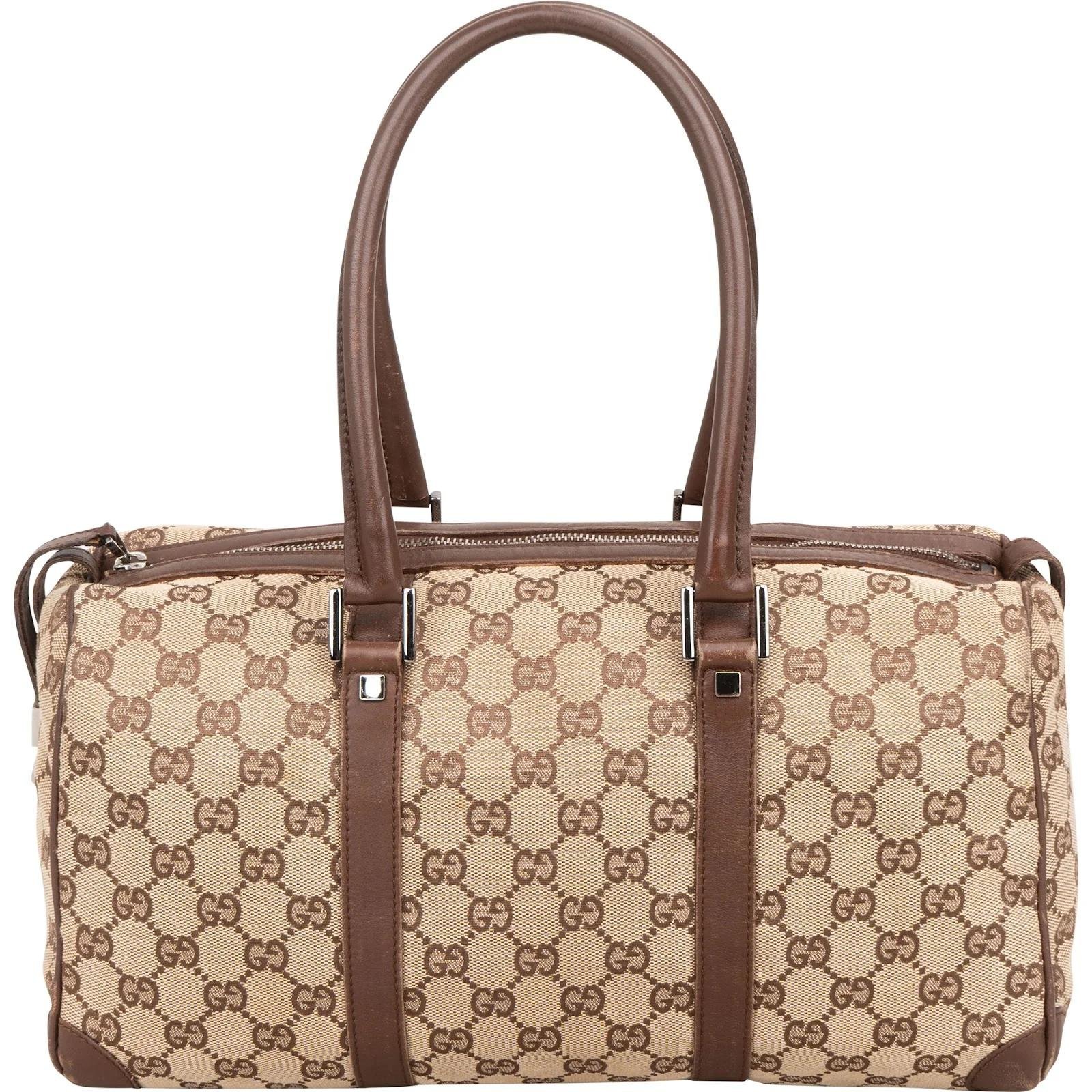 Boston leather handbag