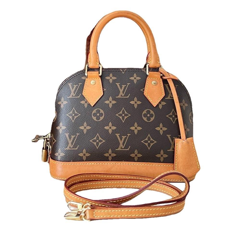 Louis Vuitton Alma BB leather handbag