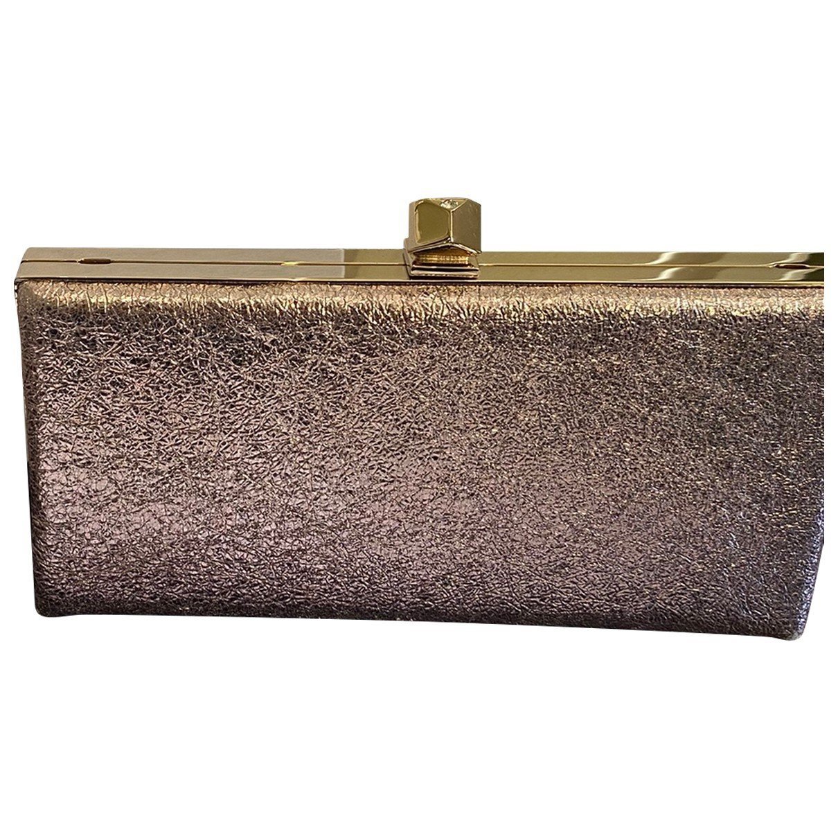 Jimmy Choo Celeste leather clutch bag