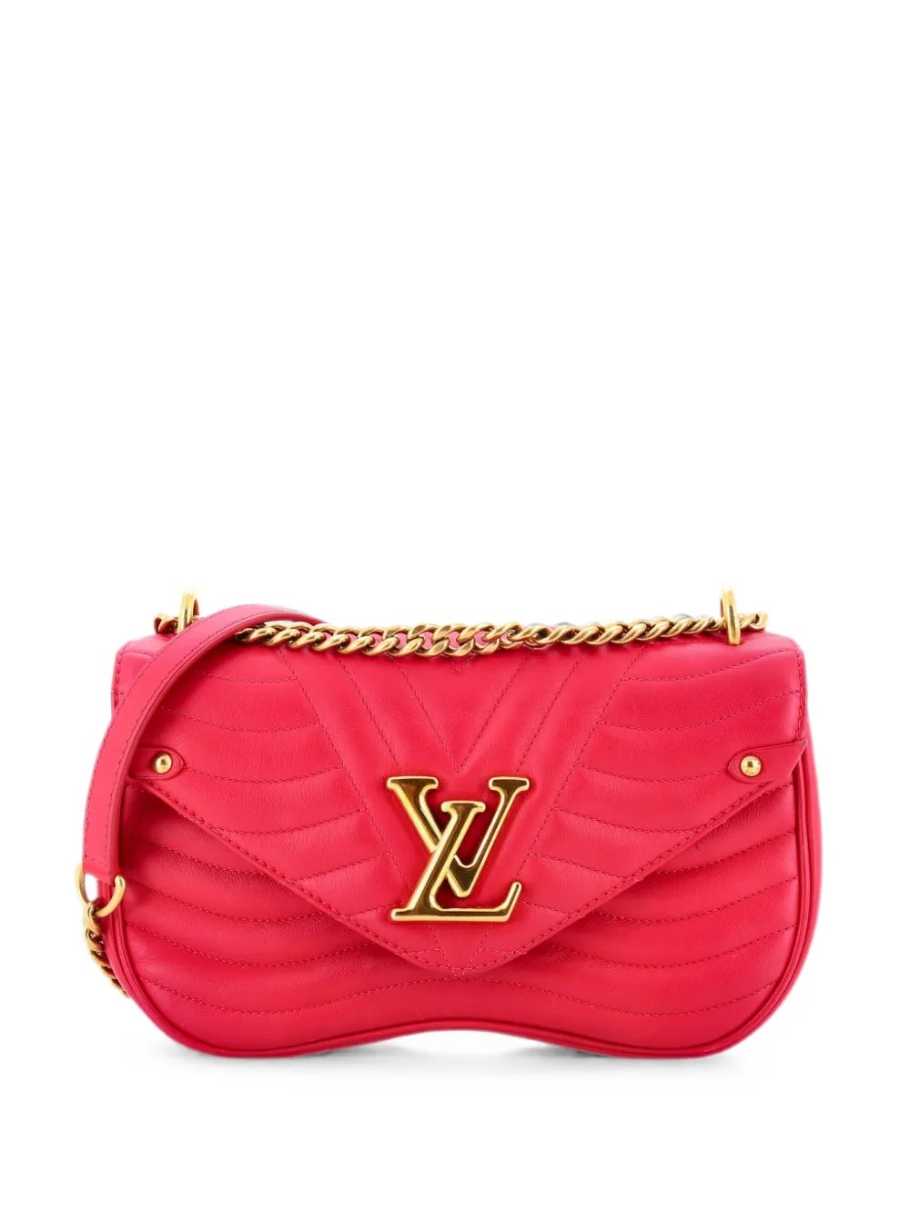 New Wave Chain Bag Quilted Leather MM crossbody bag