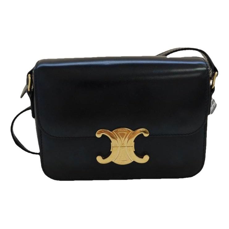 Triomphe leather handbag
