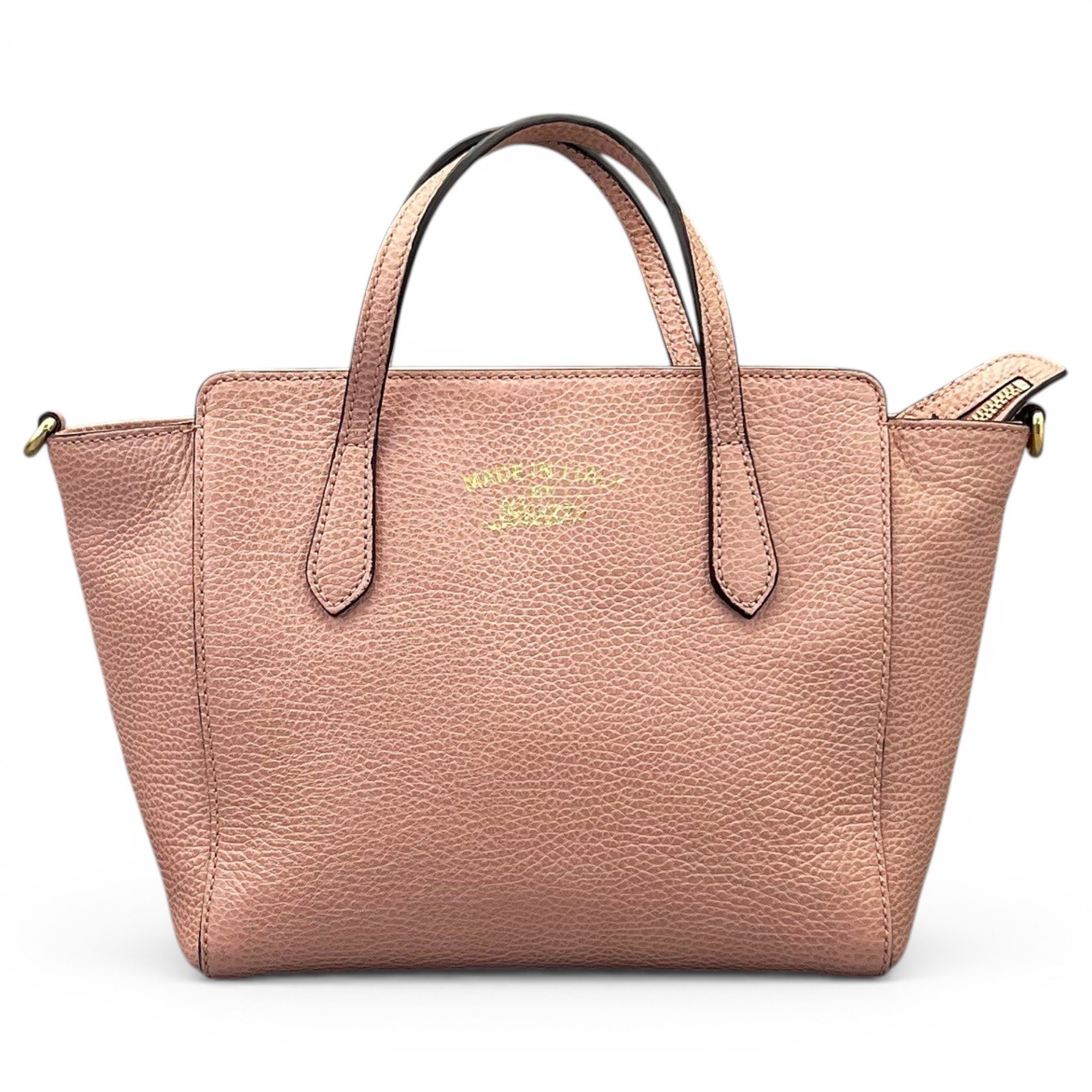 Swing leather tote