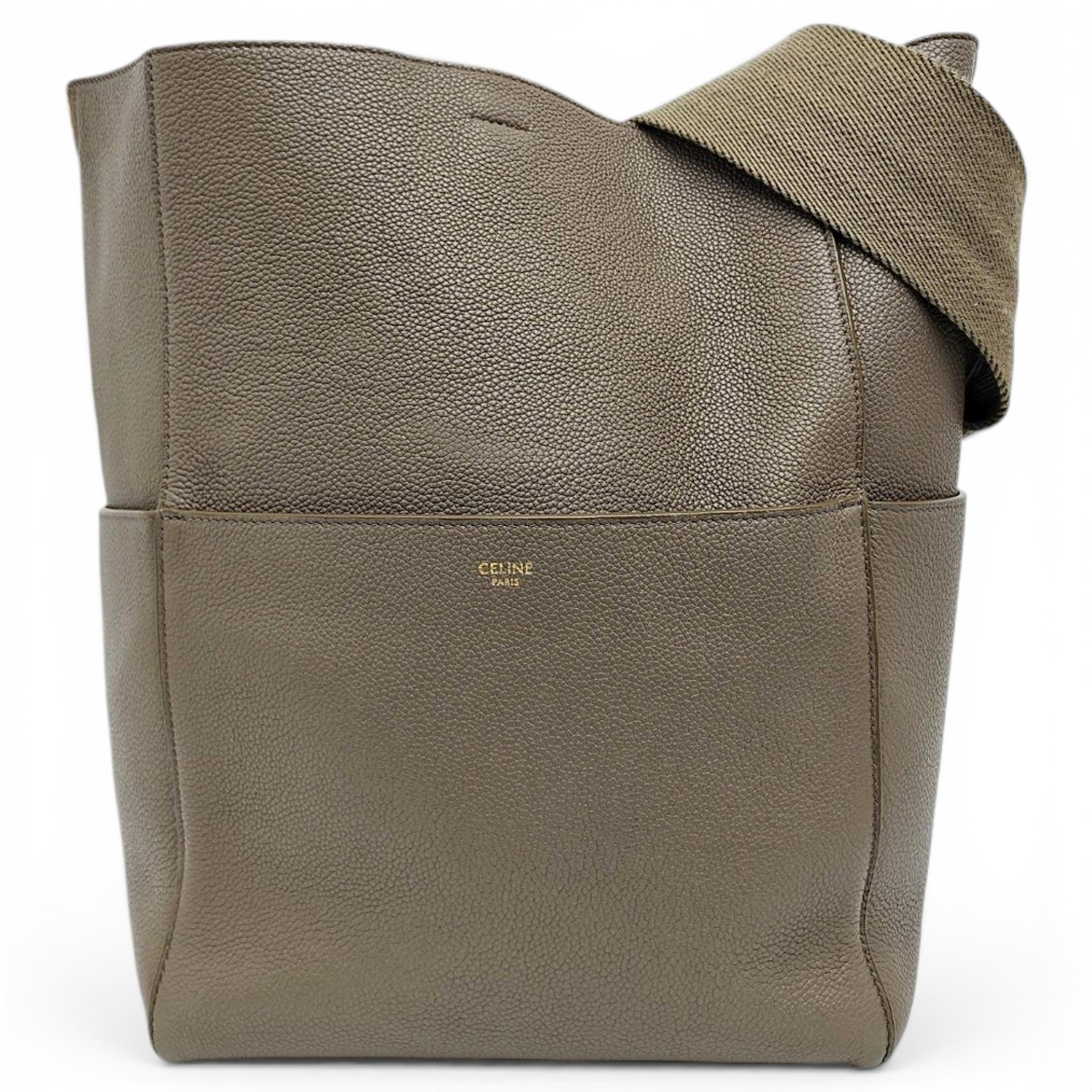 Seau Sangle leather tote