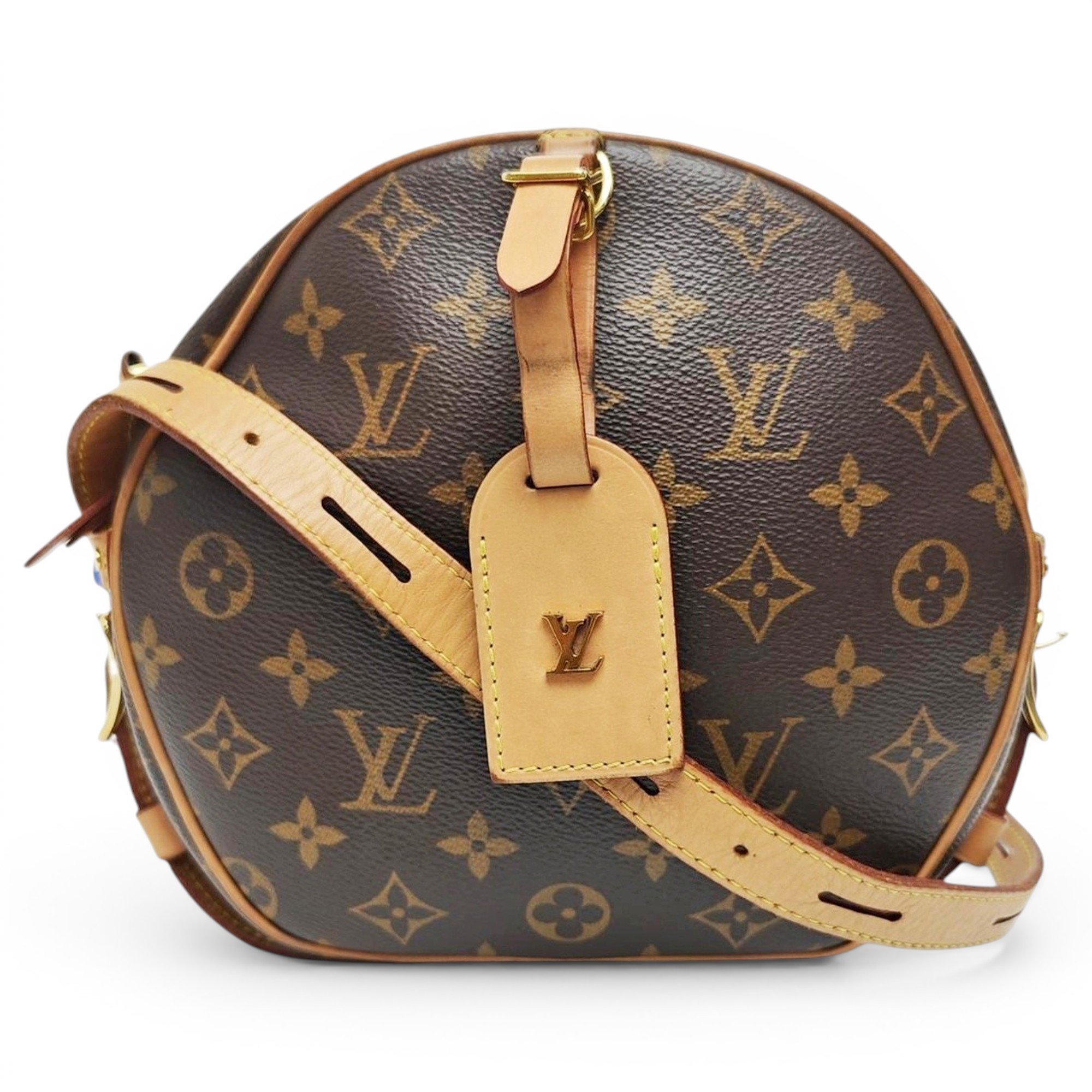 Micro boite chapeau leather handbag