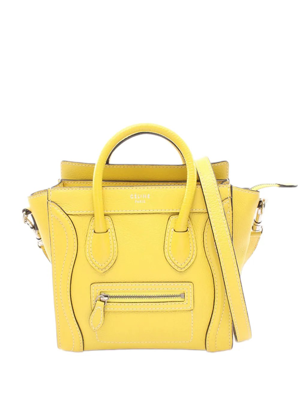 2010-2026 Nano Grained Calfskin Luggage Tote satchel