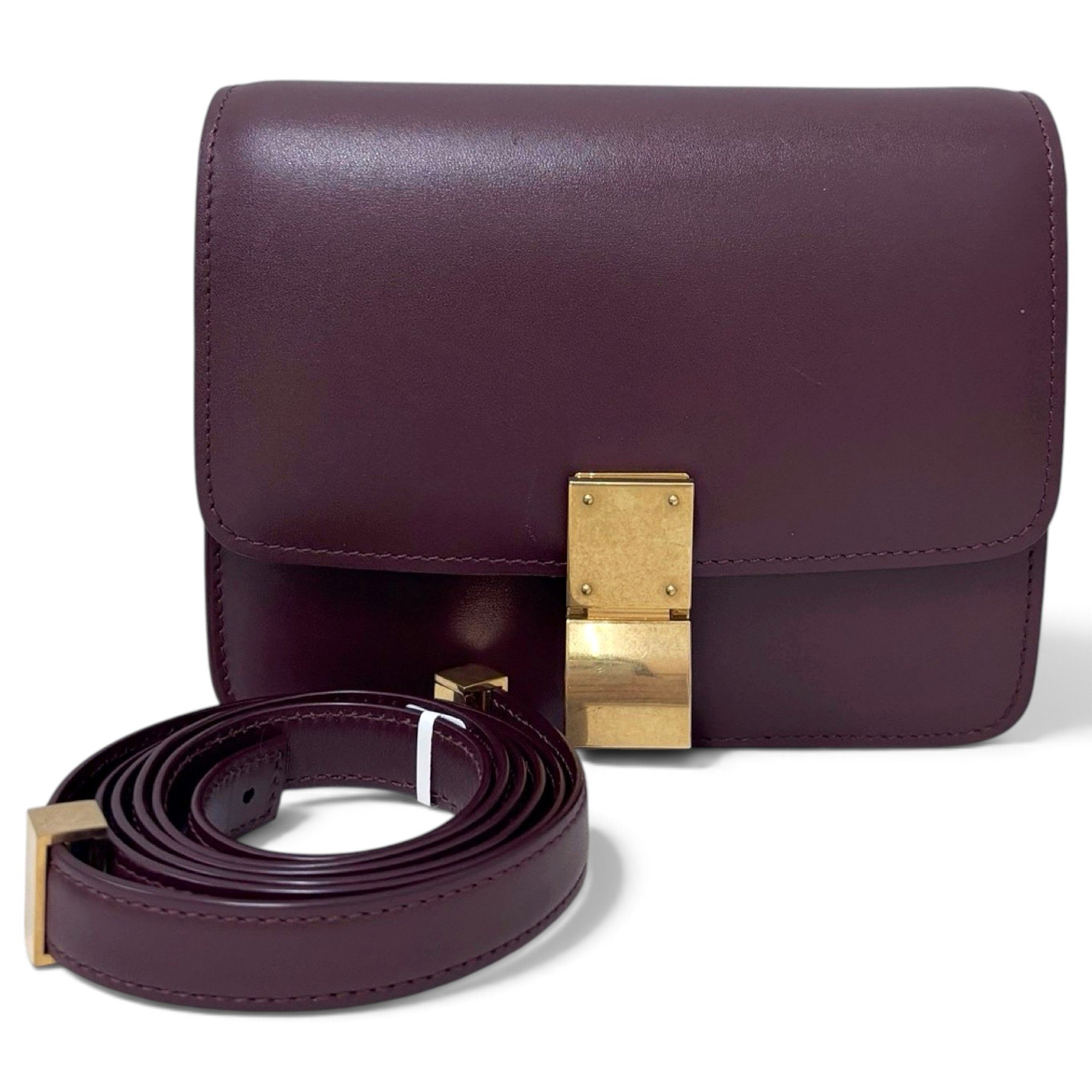 Classic leather crossbody bag