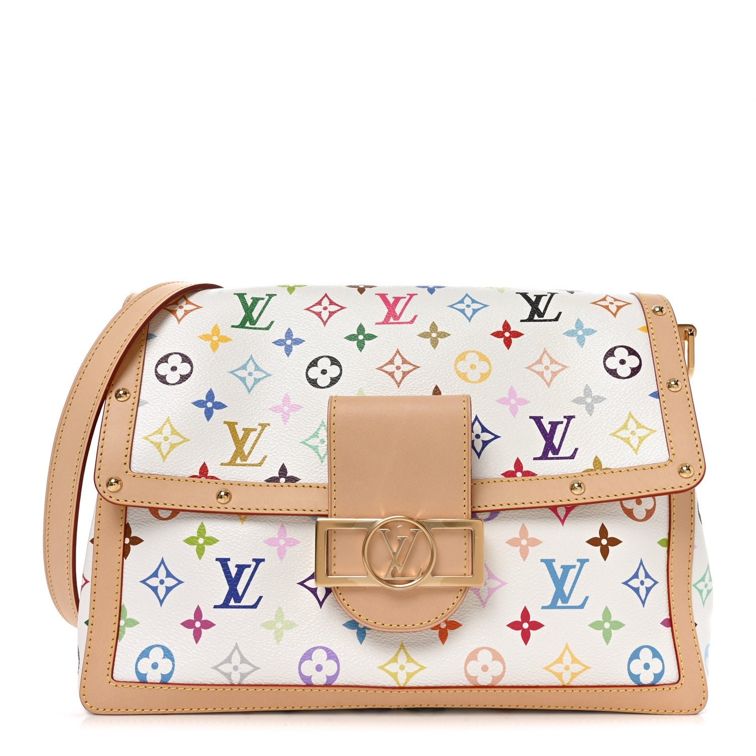 Louis Vuitton LV X TM Monogram Multicolor Dauphine Soft GM White
