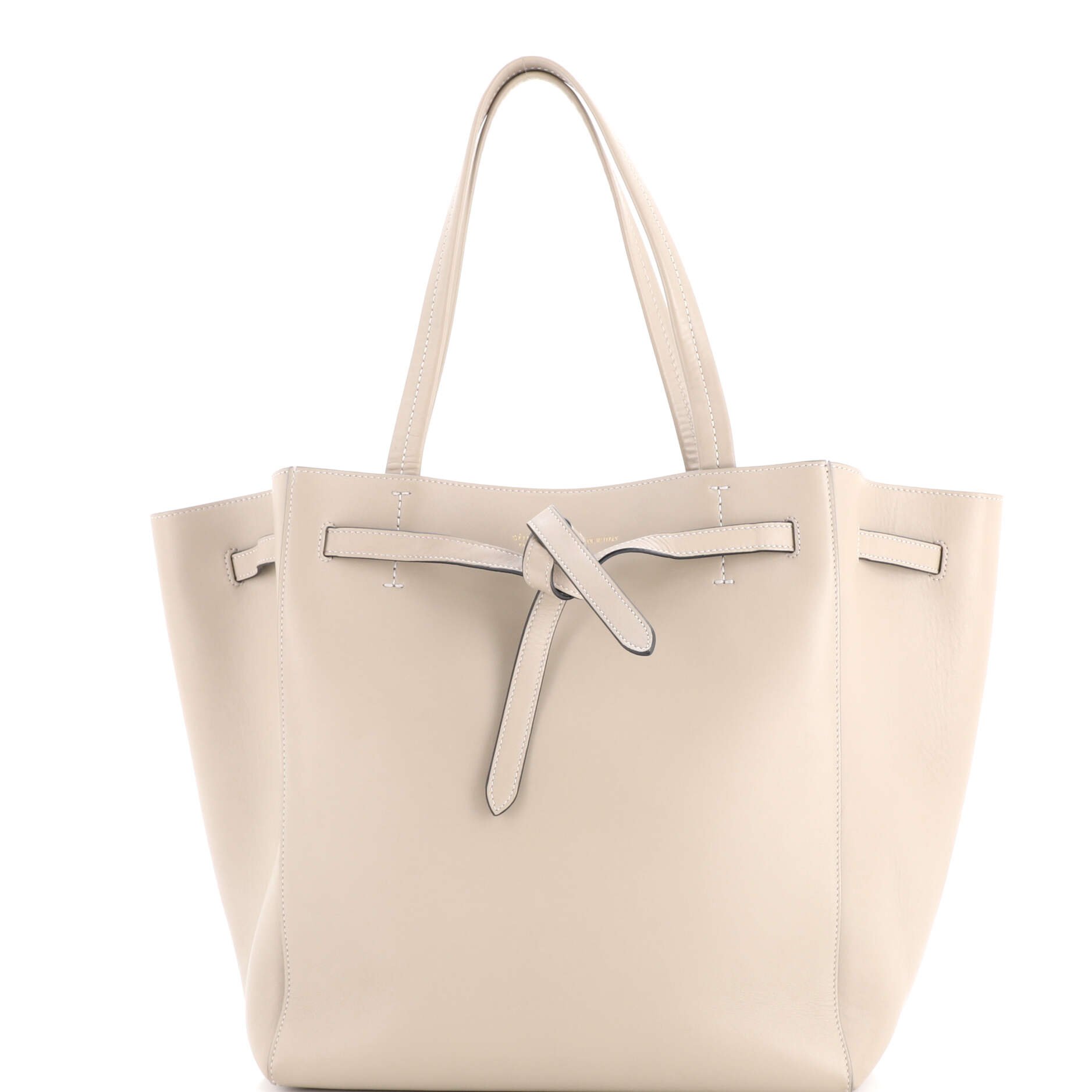 Phantom Tie Cabas Tote Leather Medium