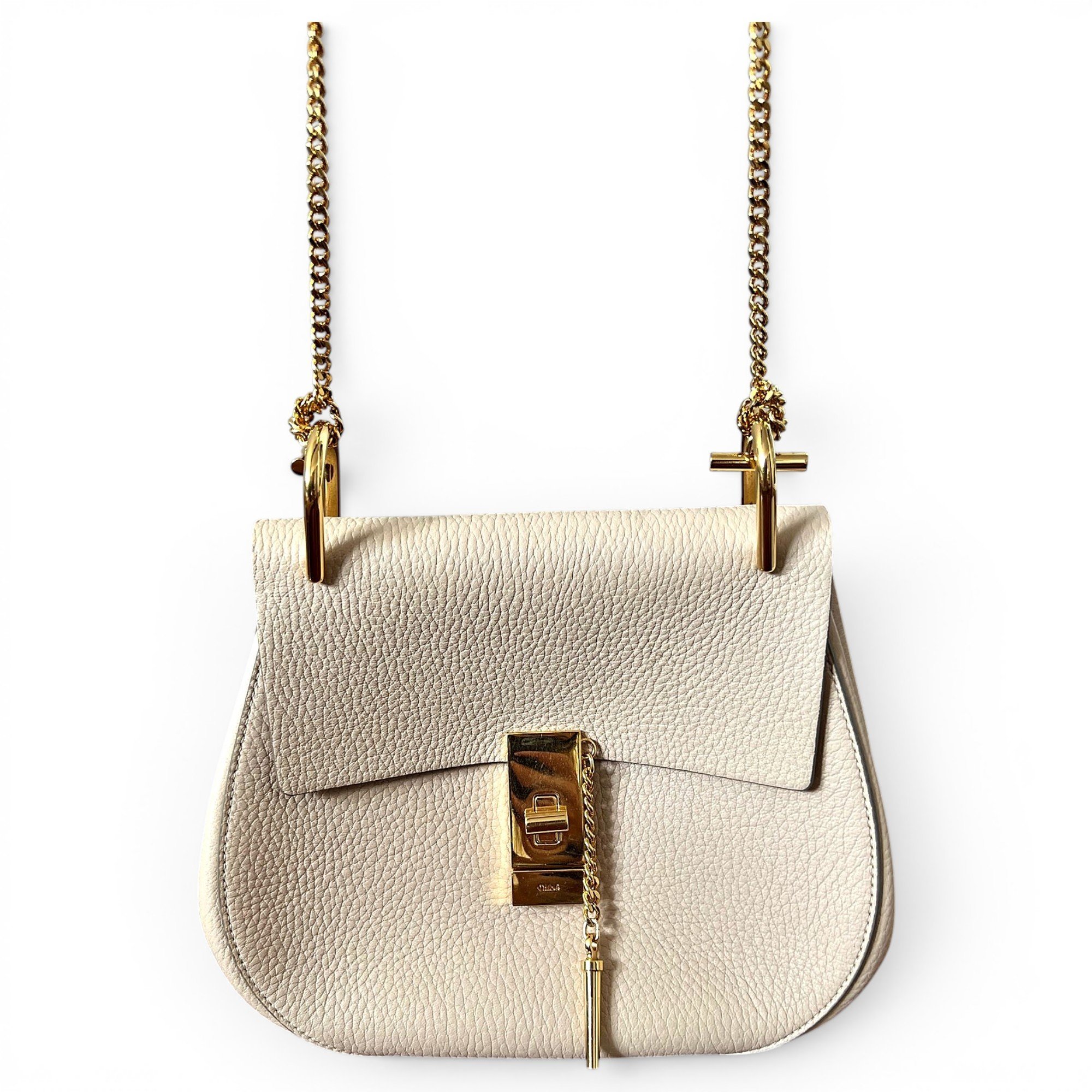 Drew leather crossbody bag