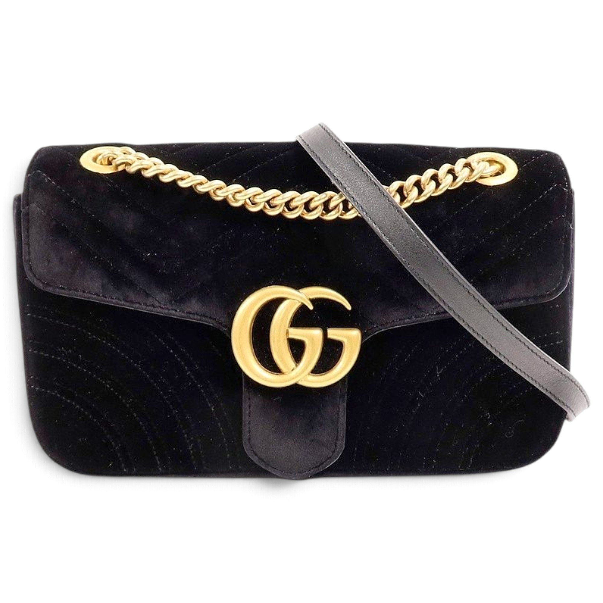 GG Marmont velvet handbag