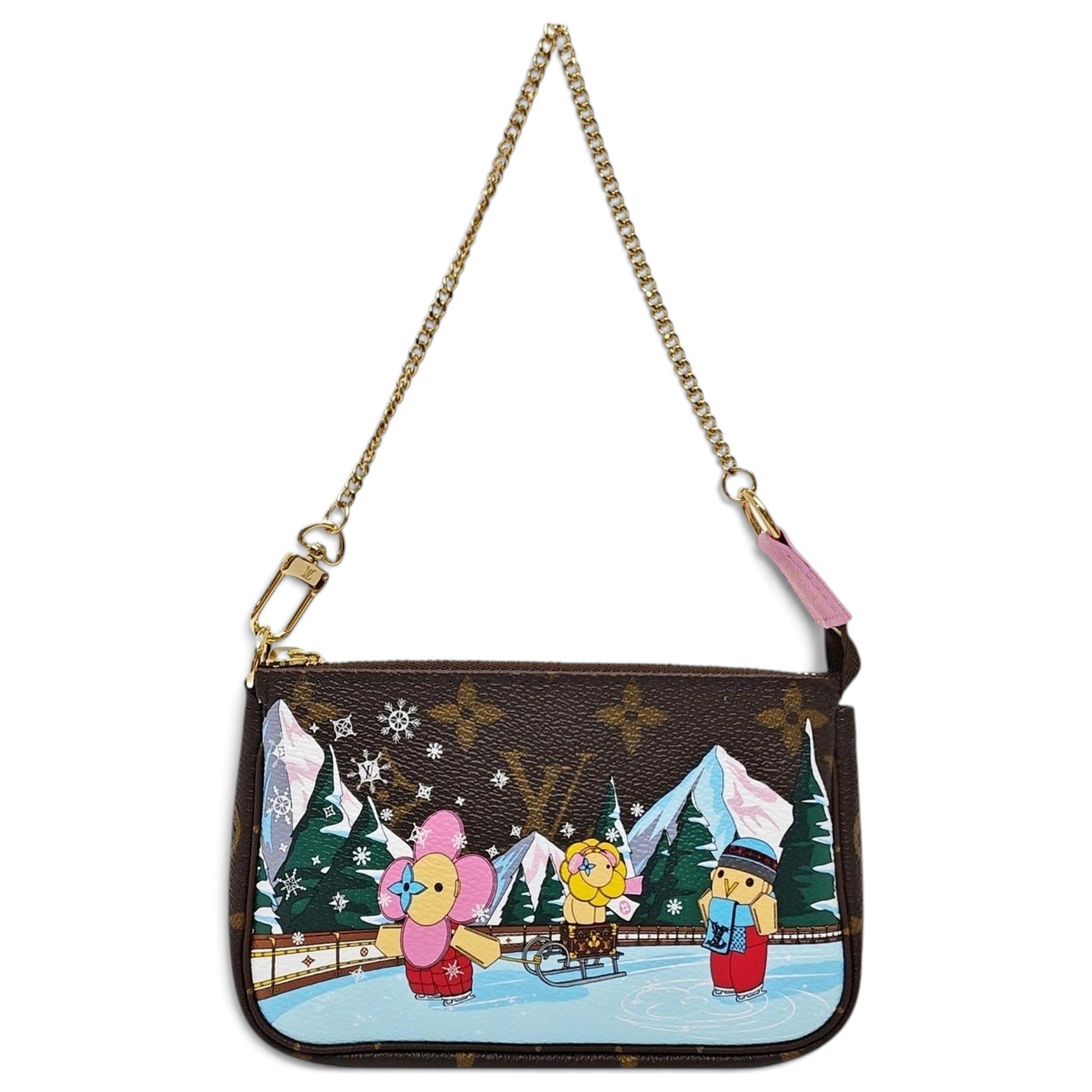 Maxi Multi Pochette Accessoires leather handbag