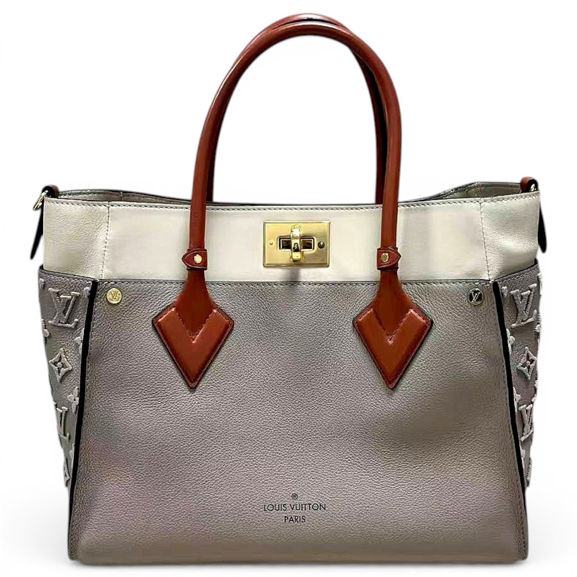 On My Side leather handbag