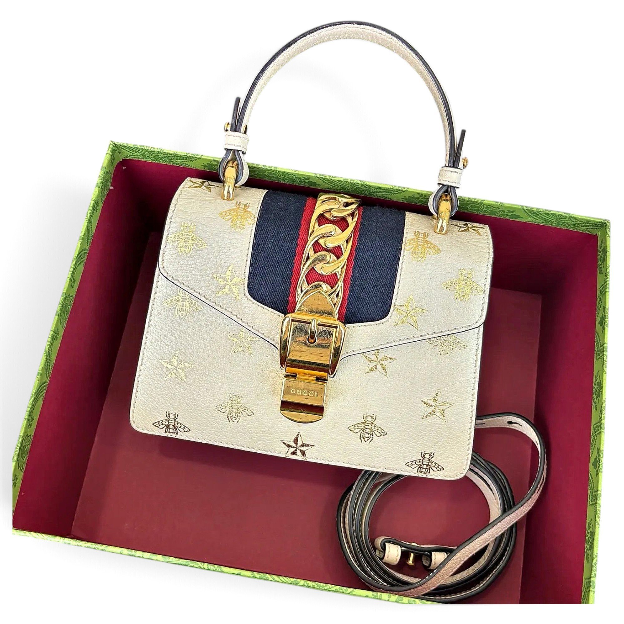 Sylvie Top Handle leather crossbody bag