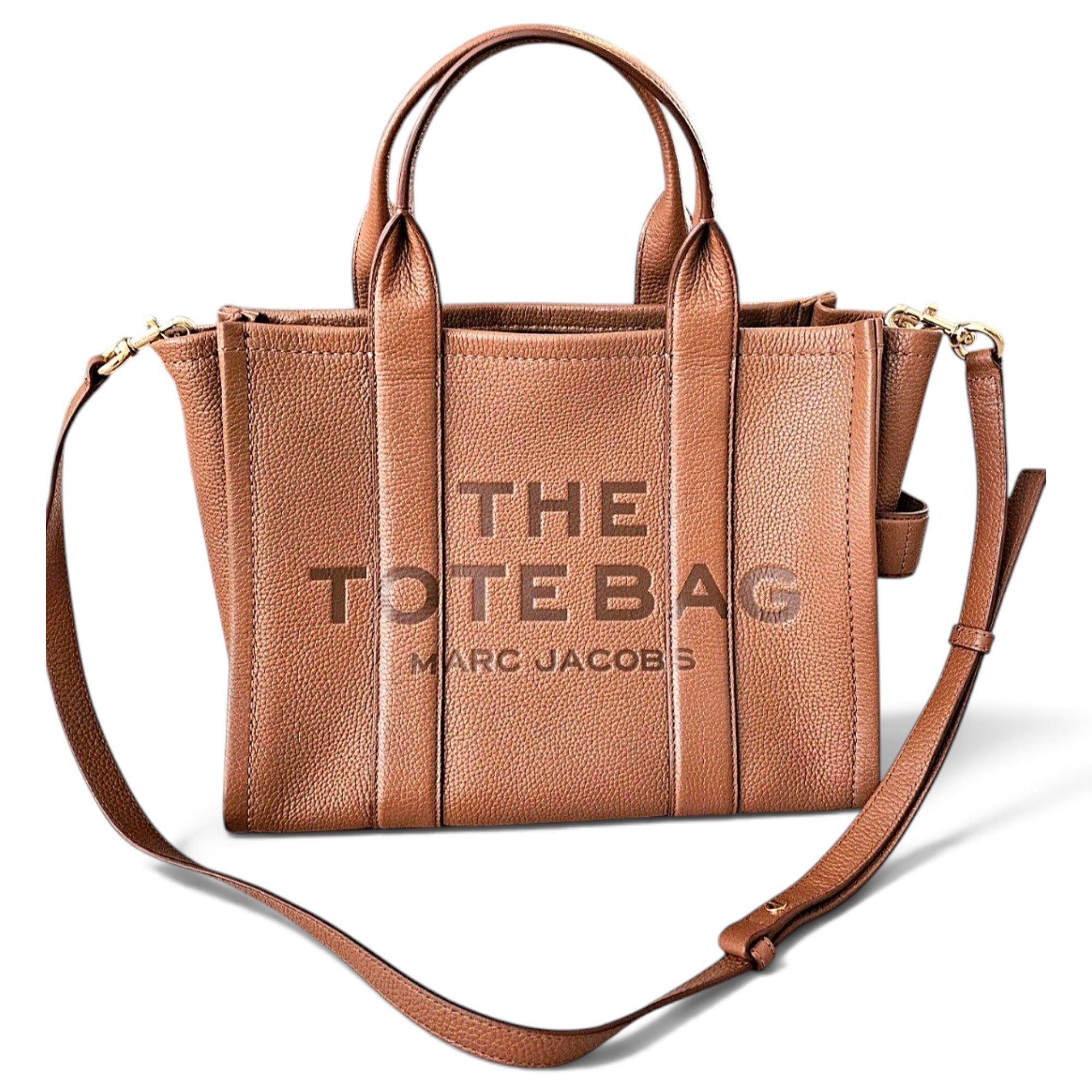 The Tag Tote leather tote
