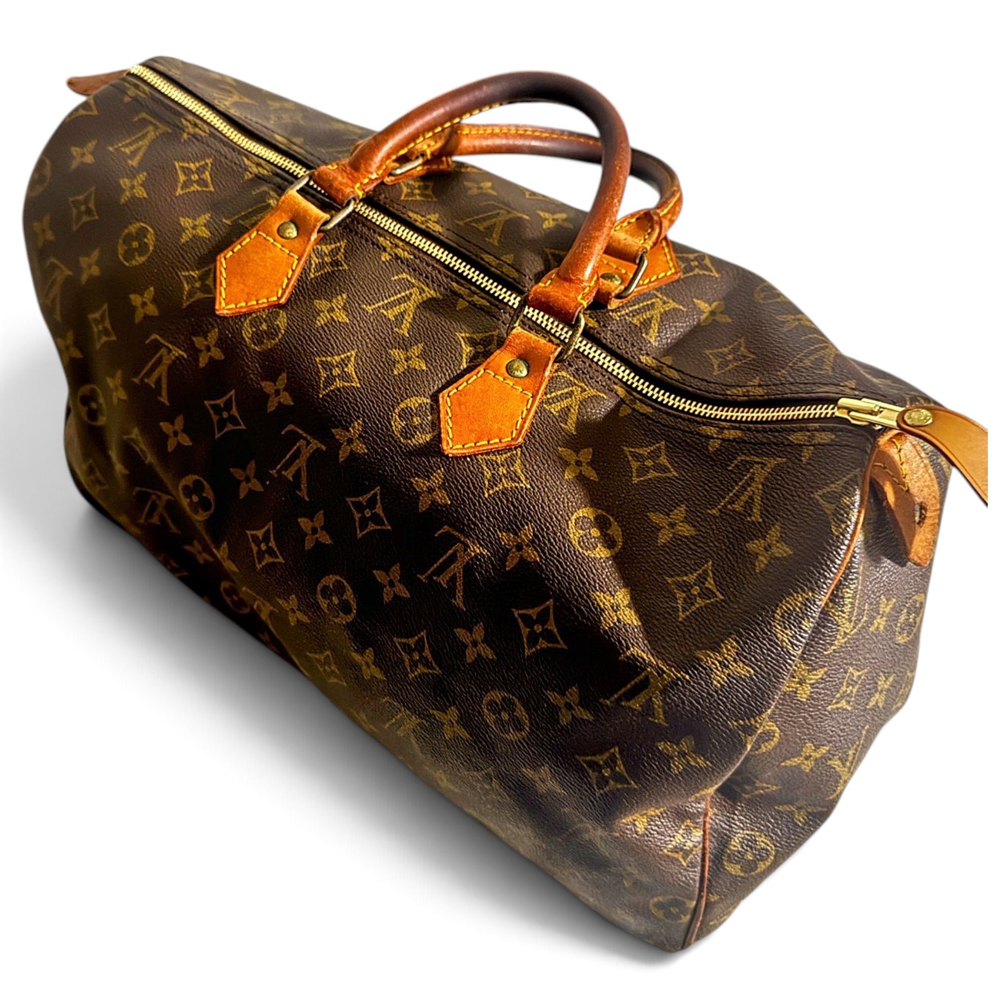 Speedy leather handbag