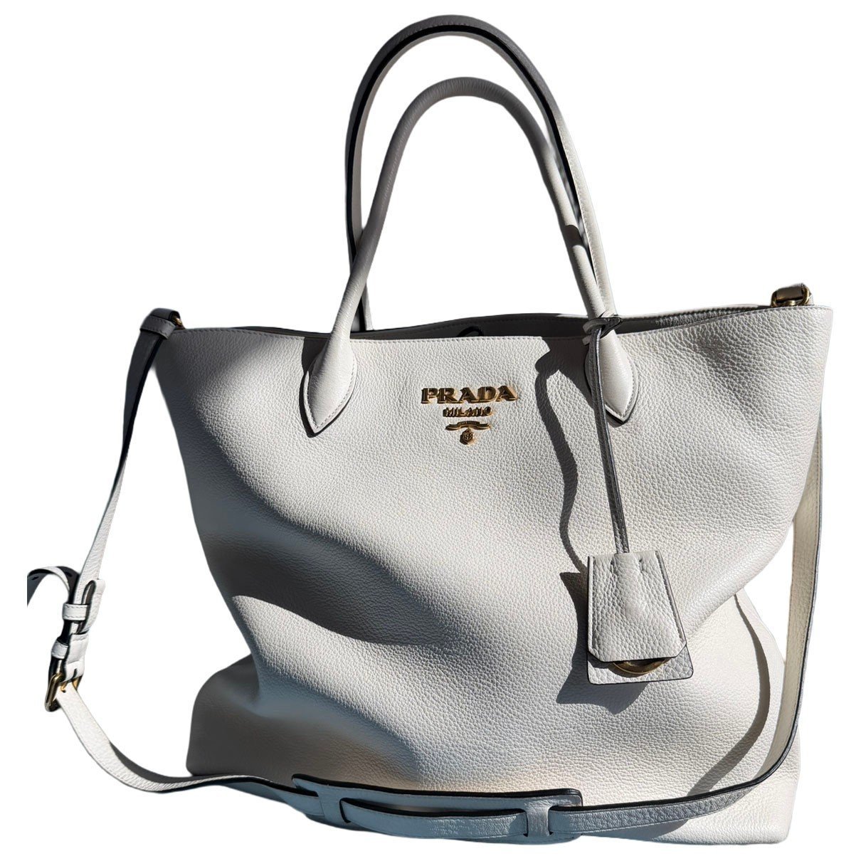 Leather tote