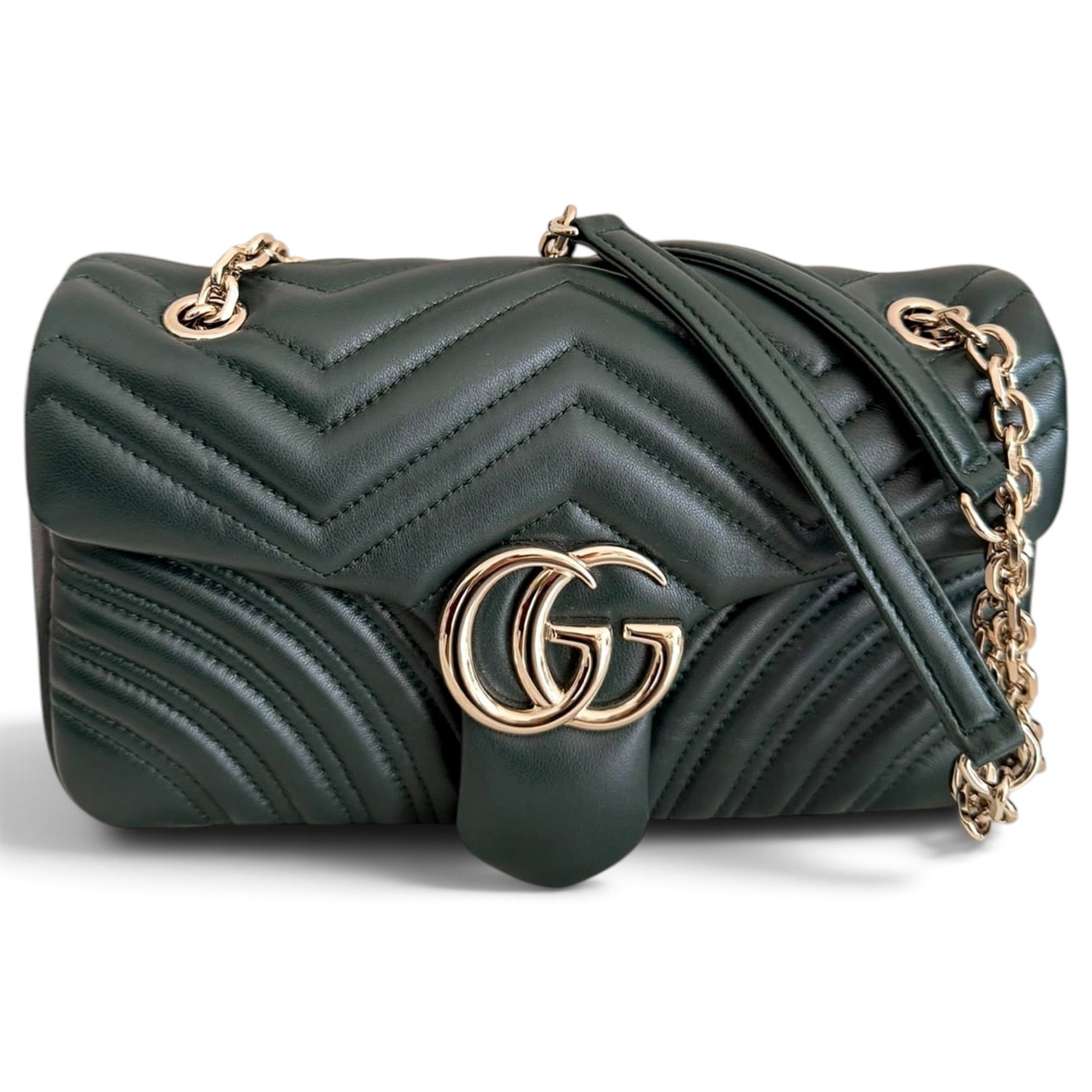 GG Marmont Chain Flap leather handbag