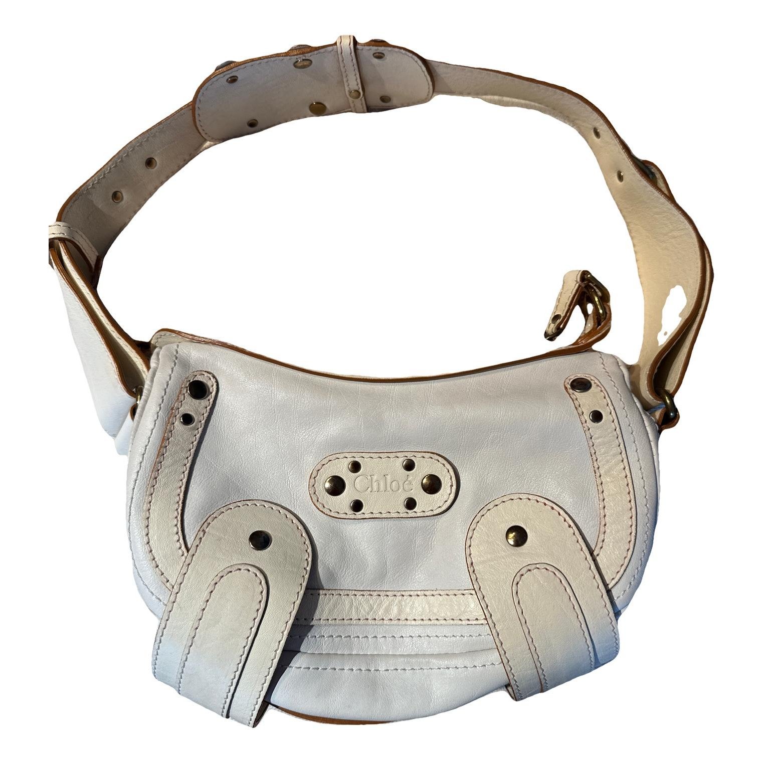 Penelope leather clutch bag