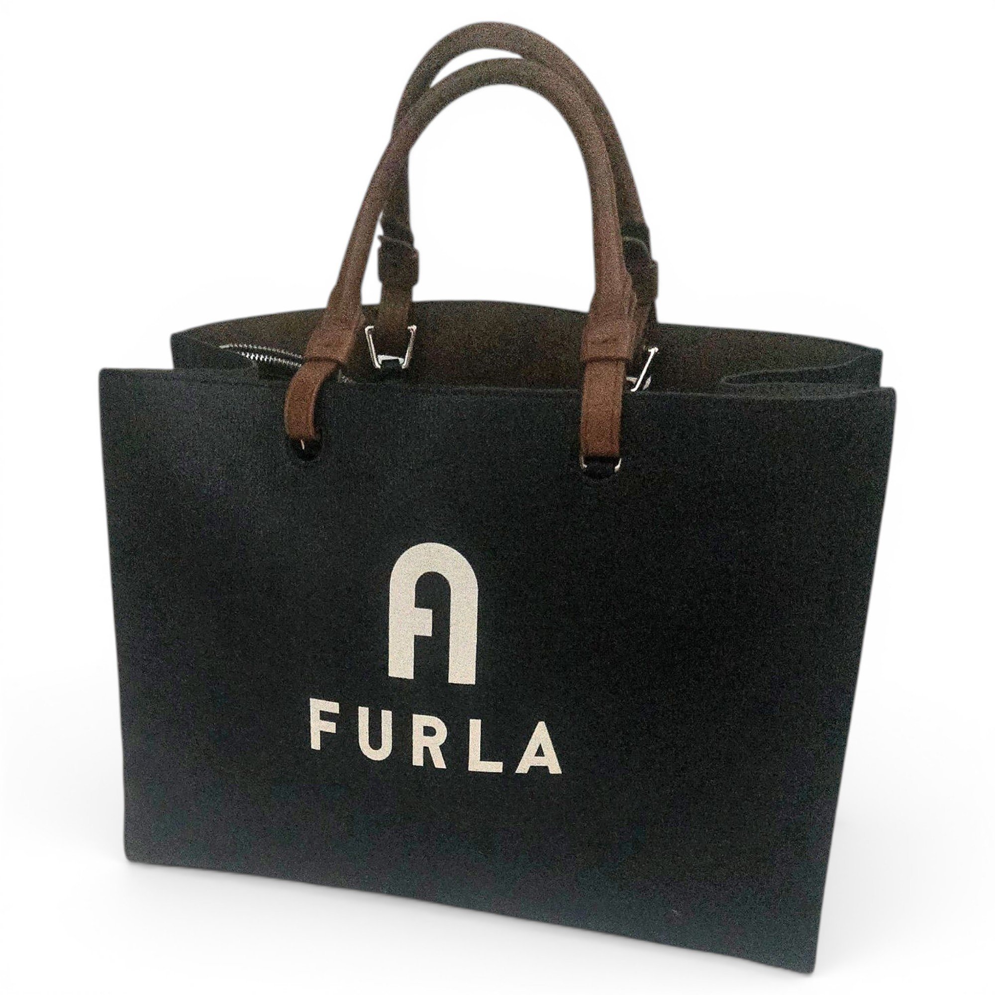 Leather tote