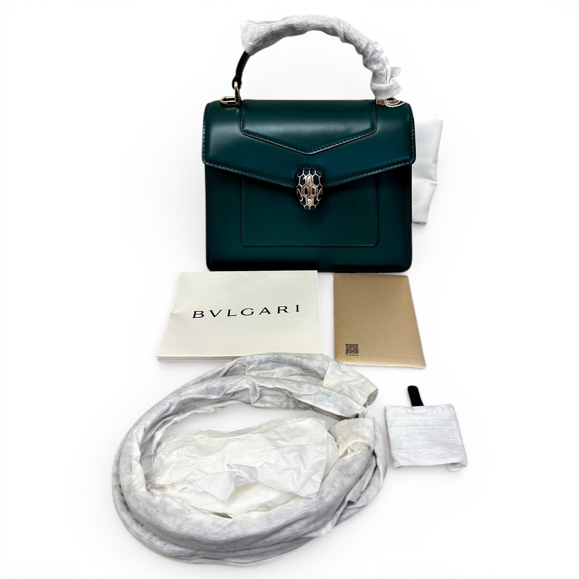 Bvlgari Isabella Rossellini leather handbag