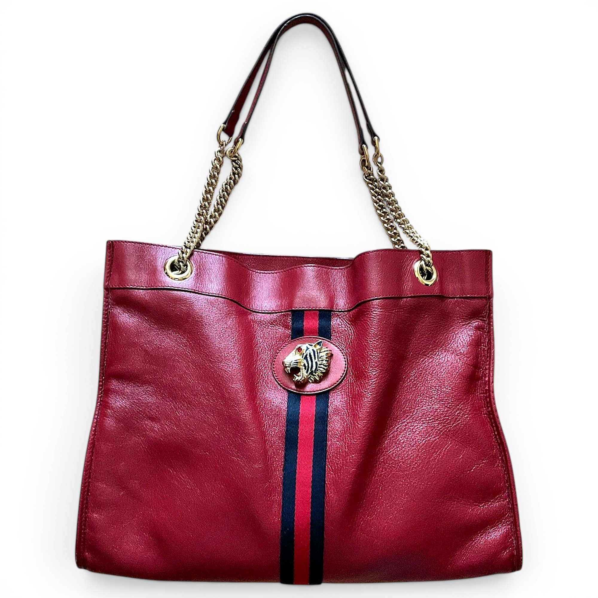 Rajah leather tote