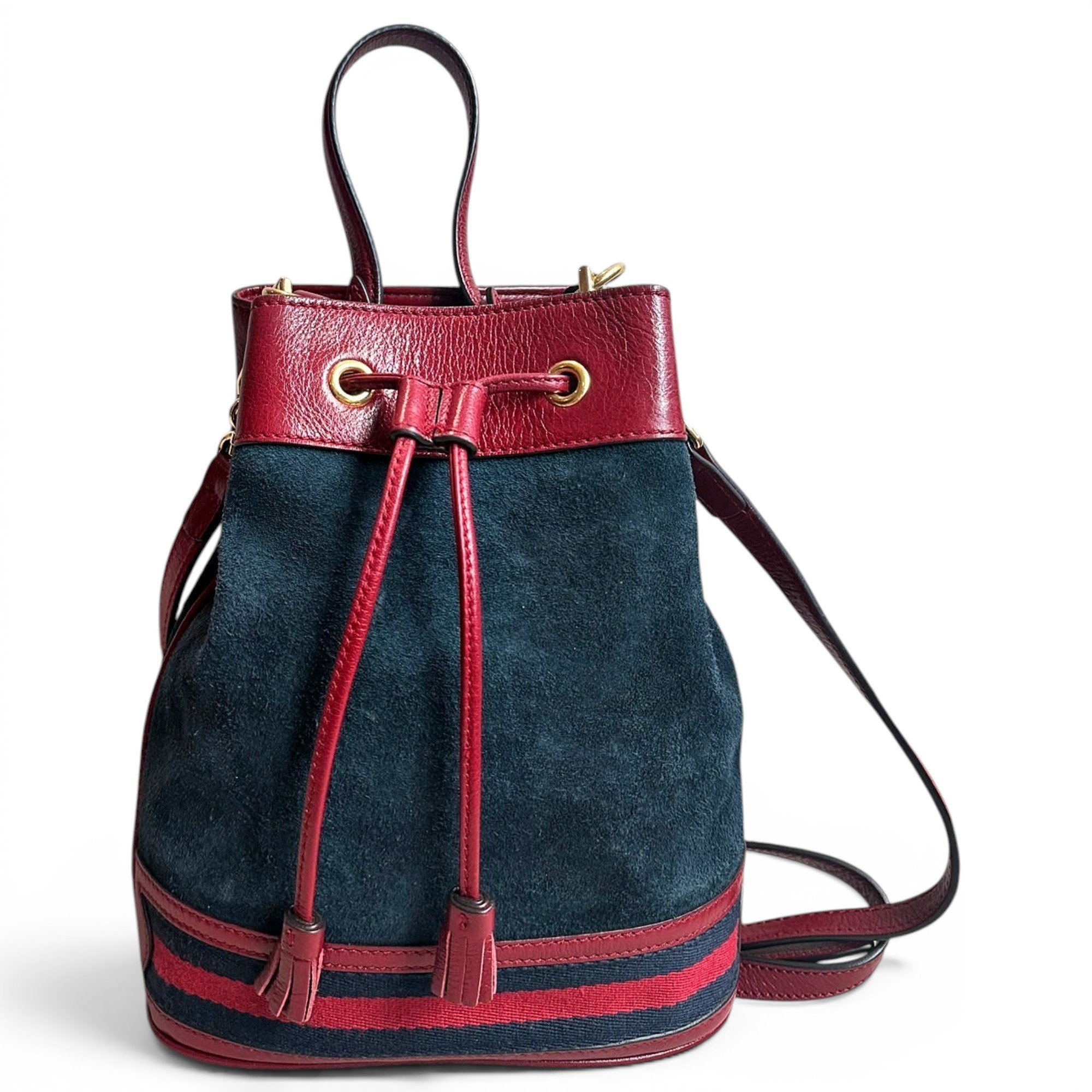 Ophidia Bucket leather crossbody bag