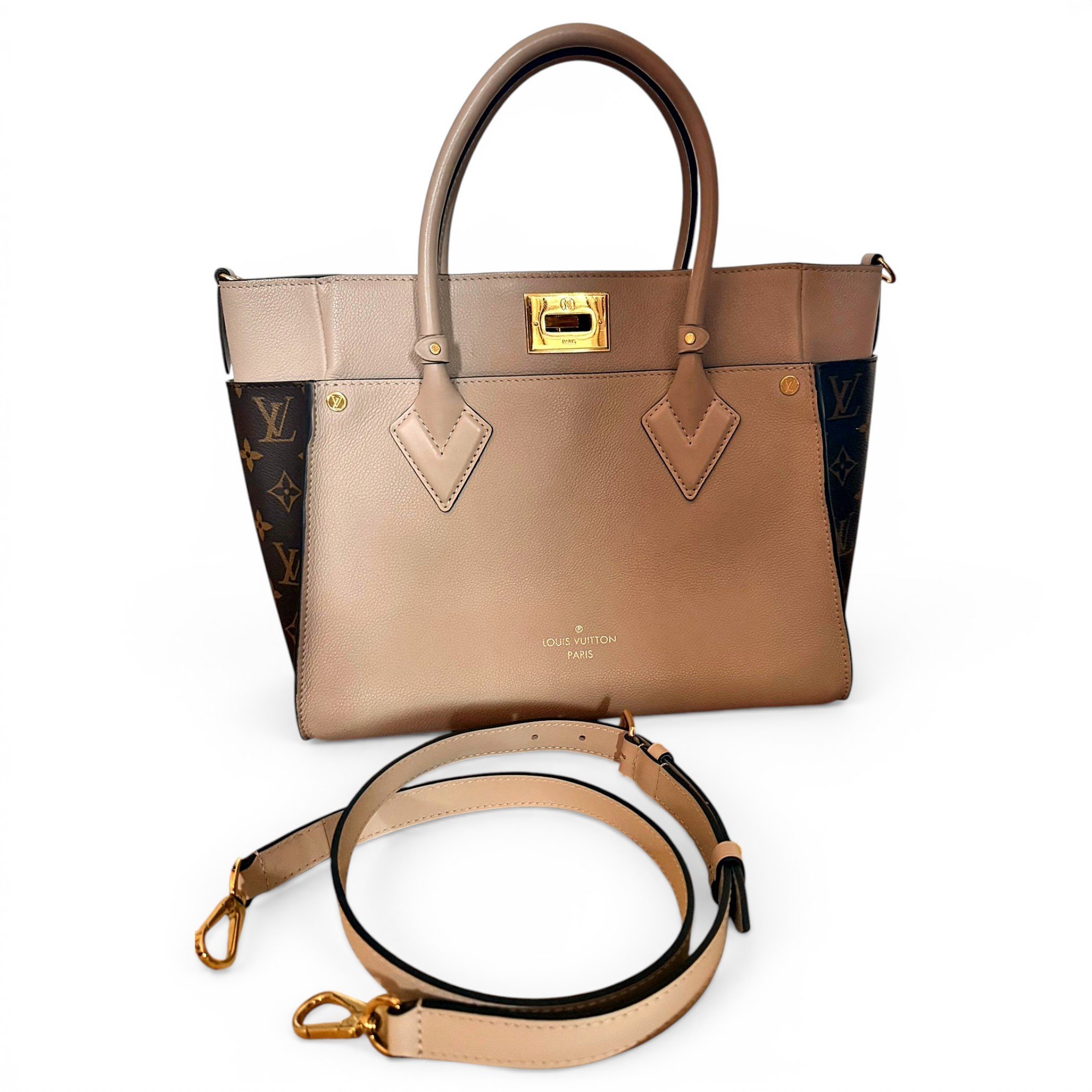 On My Side leather handbag