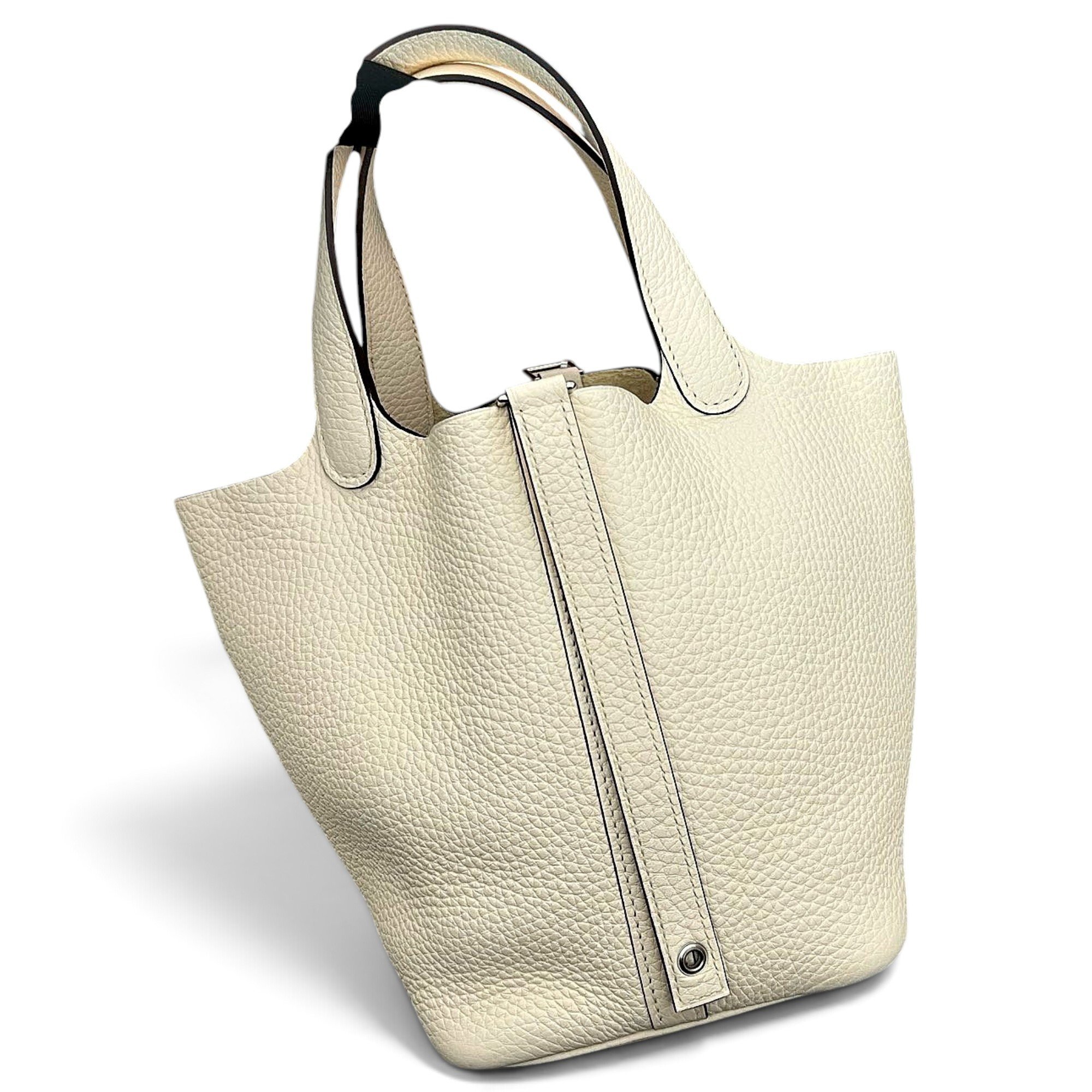 Picotin leather handbag