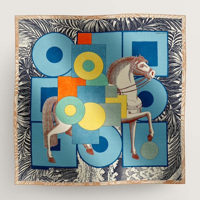 Cavalier En Formes Shawl 140