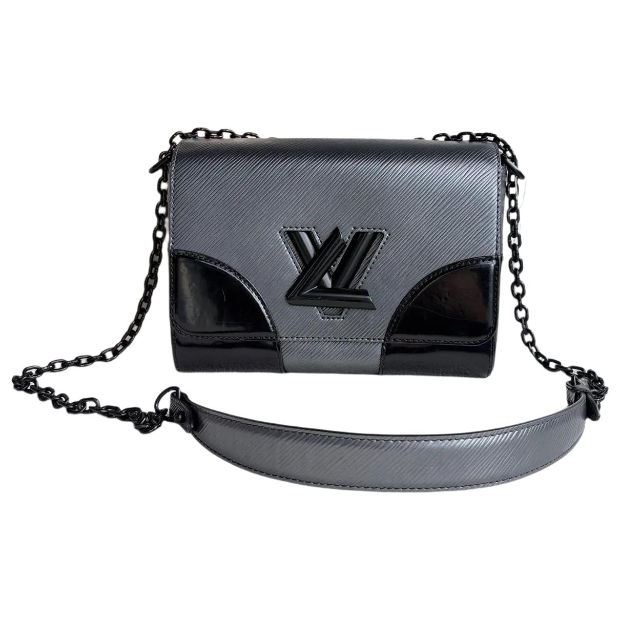 Twist leather handbag
