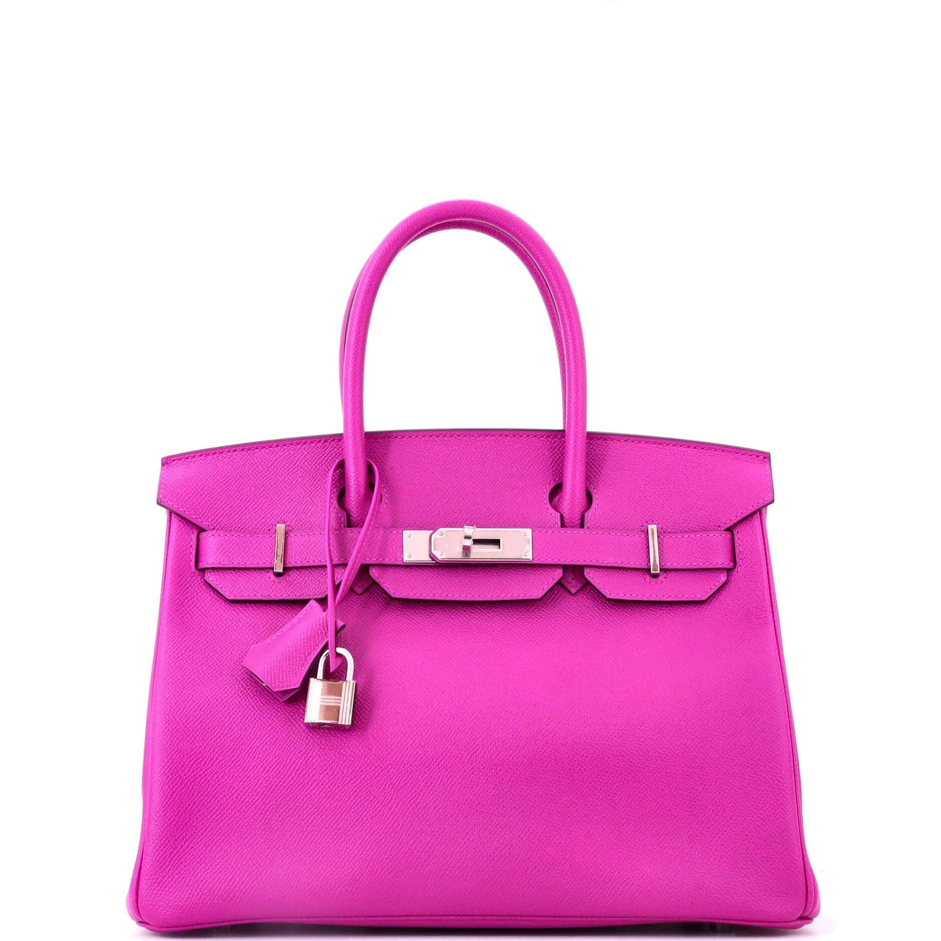 Birkin 30 leather handbag