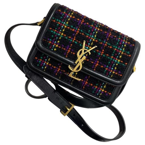 Saint Laurent Solférino tweed handbag