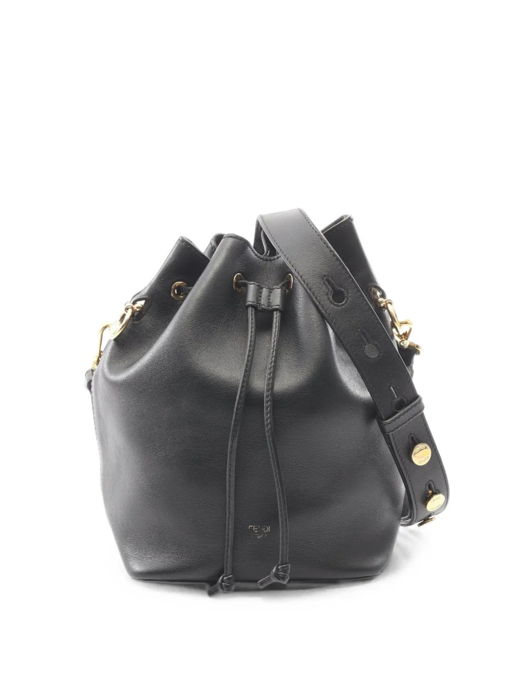 2000s Montresor leather bucket bag