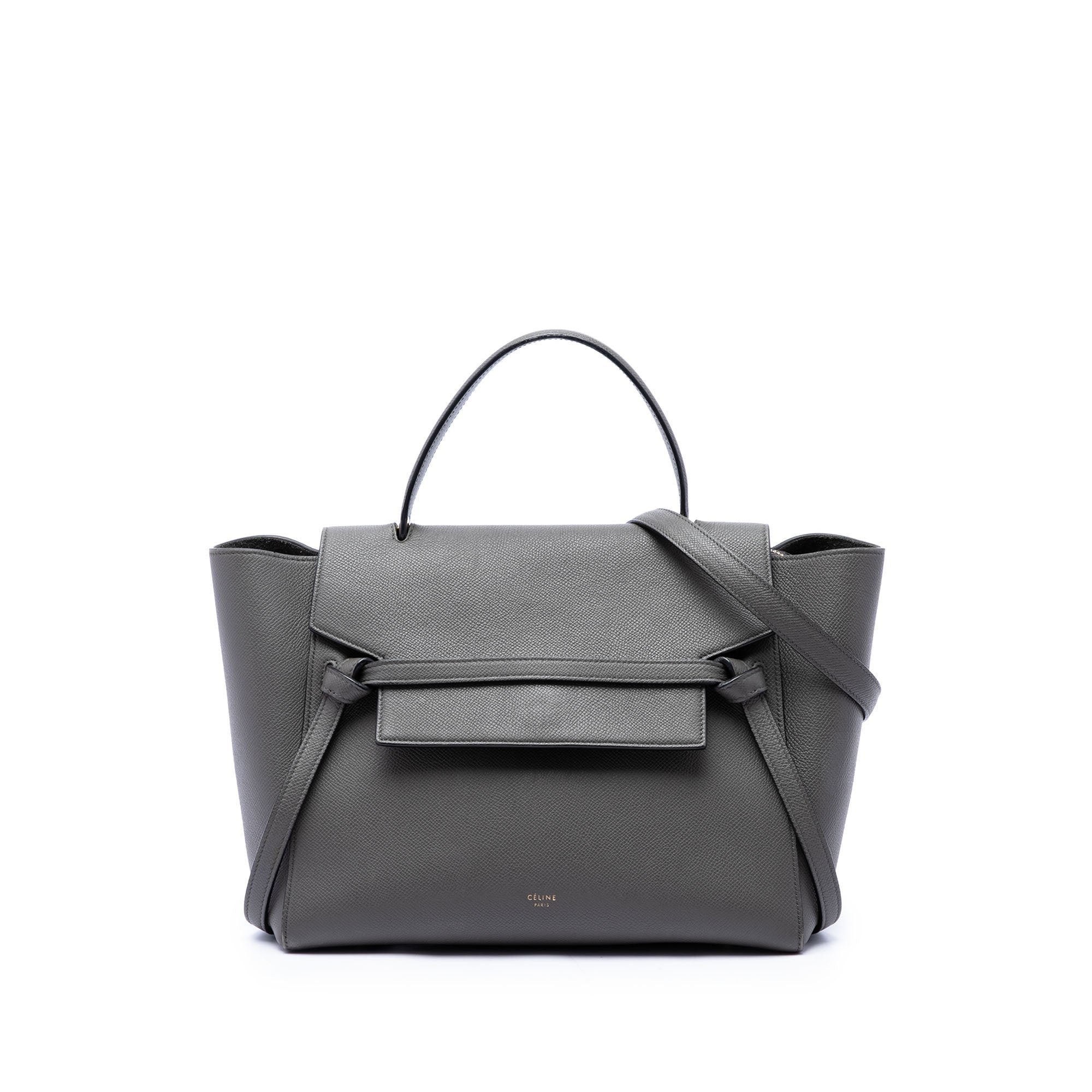 Belt pony-style calfskin handbag