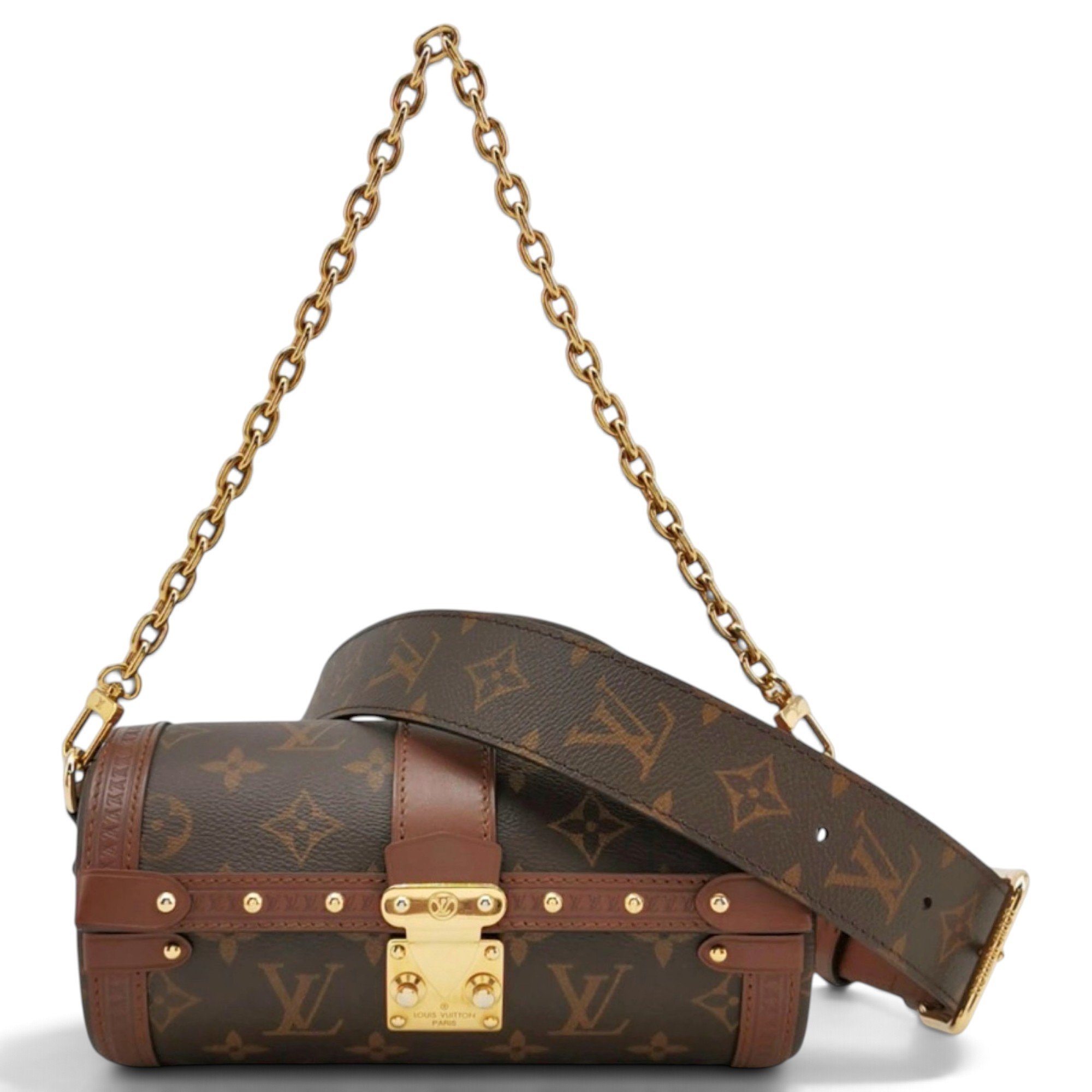 Papillon Trunk leather crossbody bag