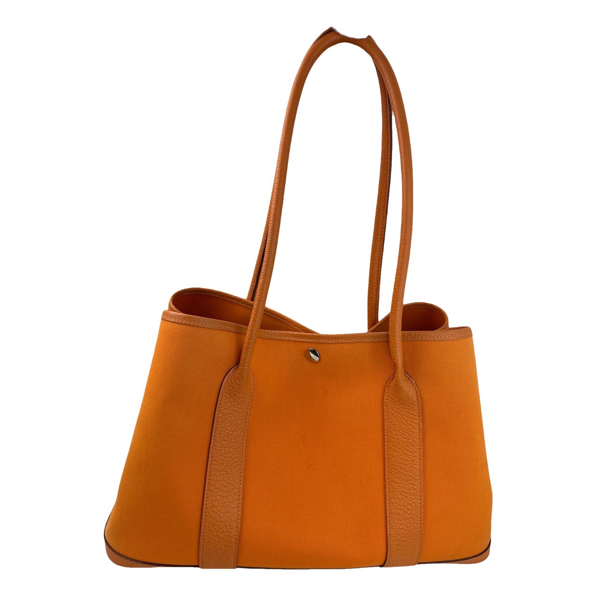 Hermes Garden Party 36 Handbag Orange
