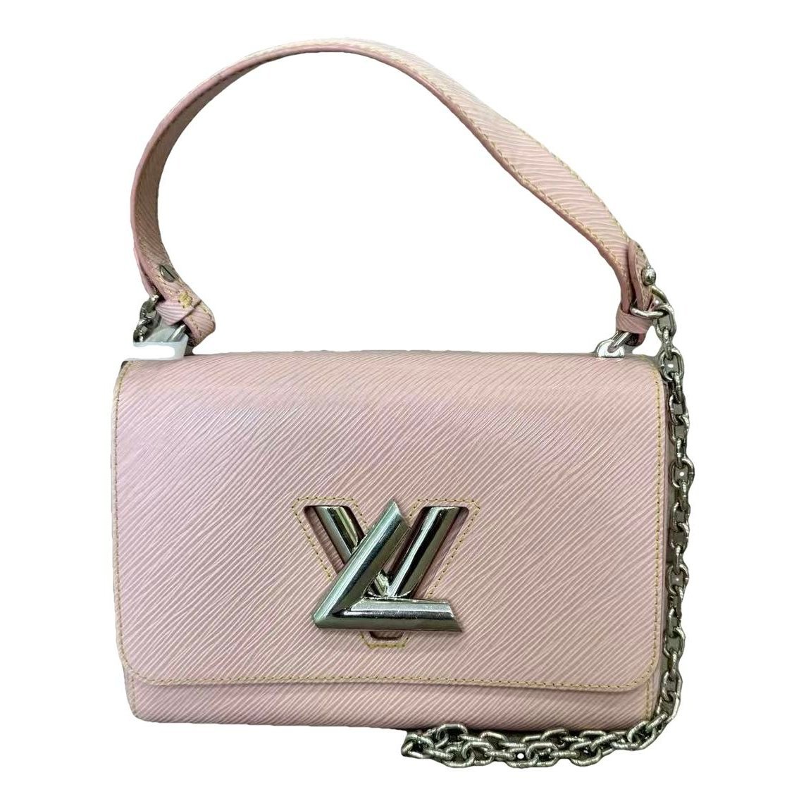 Twist leather handbag