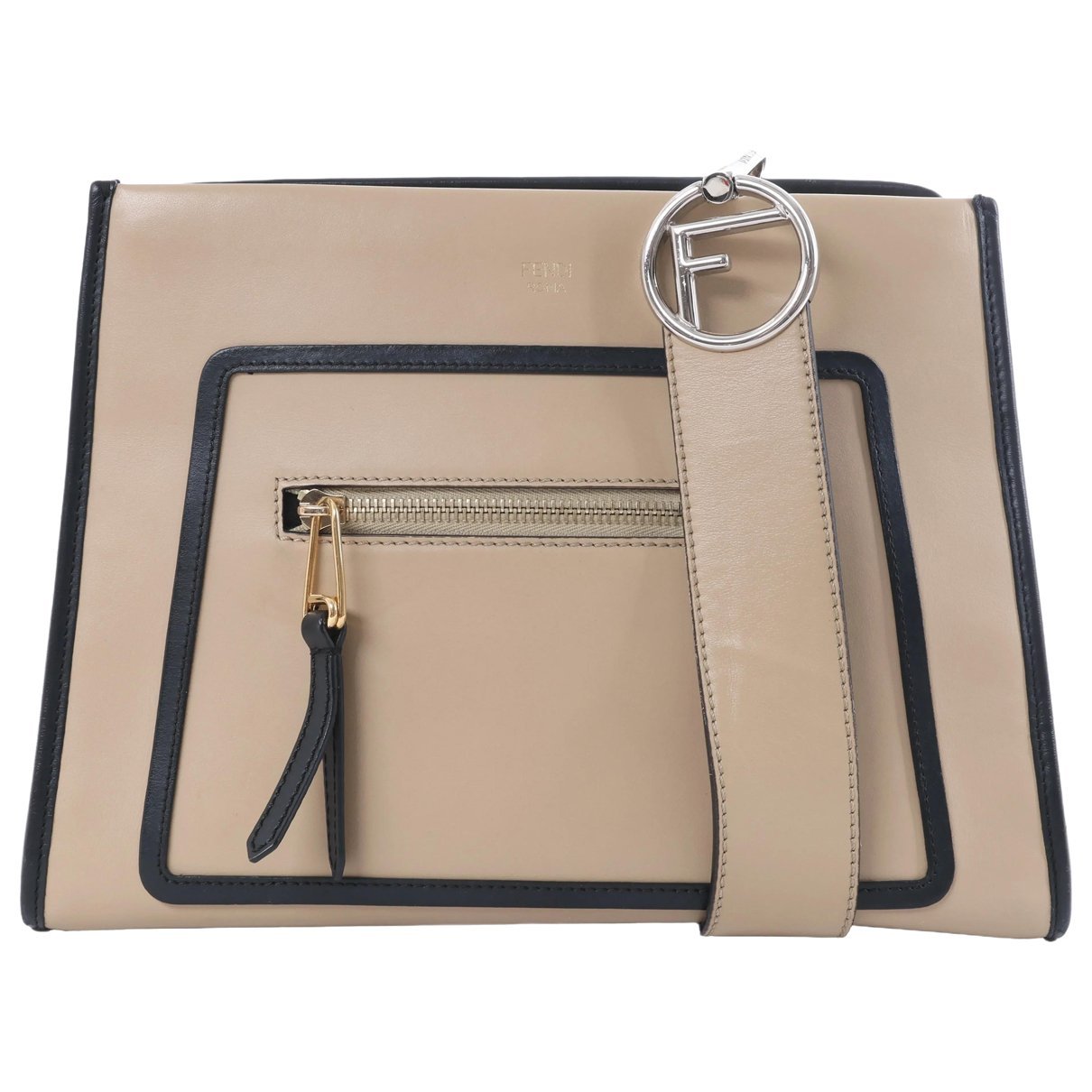Runaway leather handbag