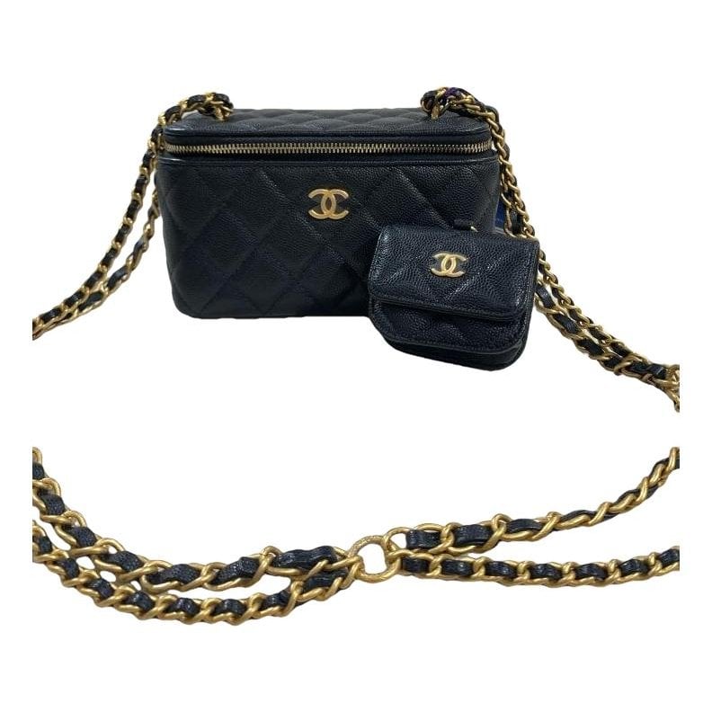 Vanity leather crossbody bag