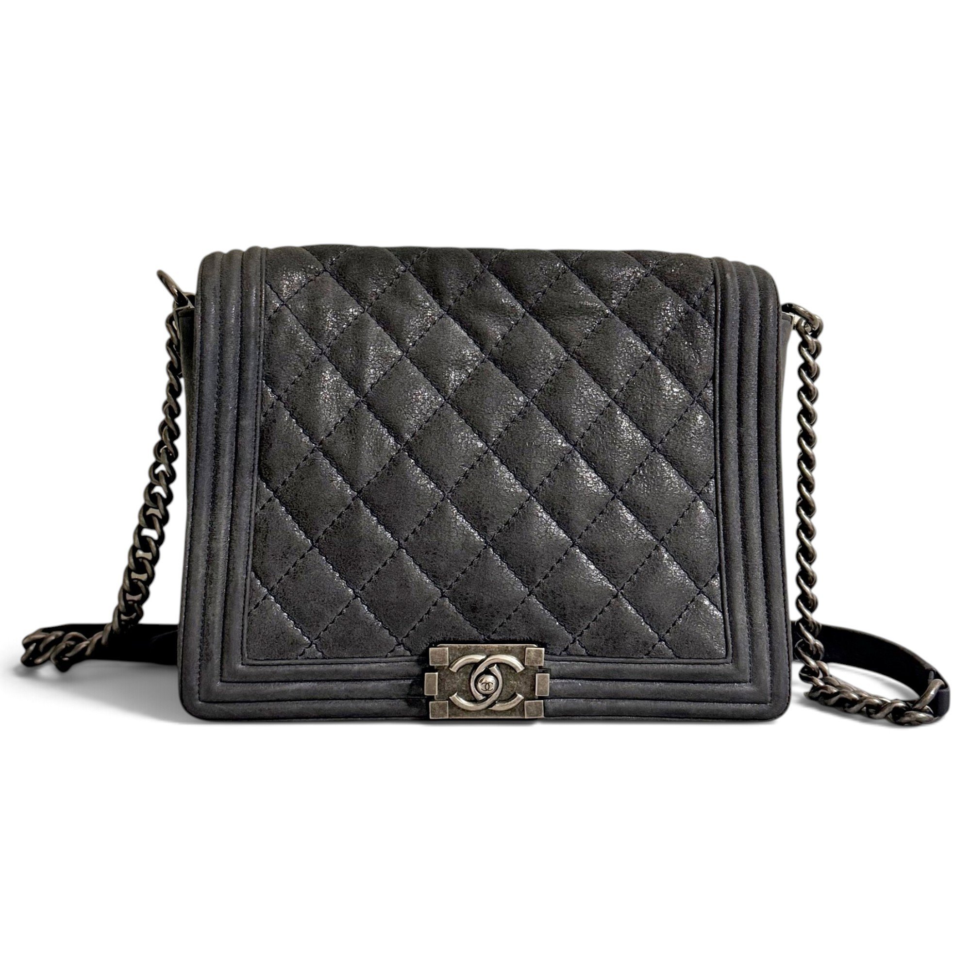 Boy leather crossbody bag