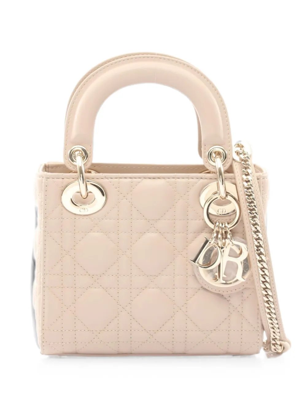 2020s mini Lady Dior Cannage shoulder bag