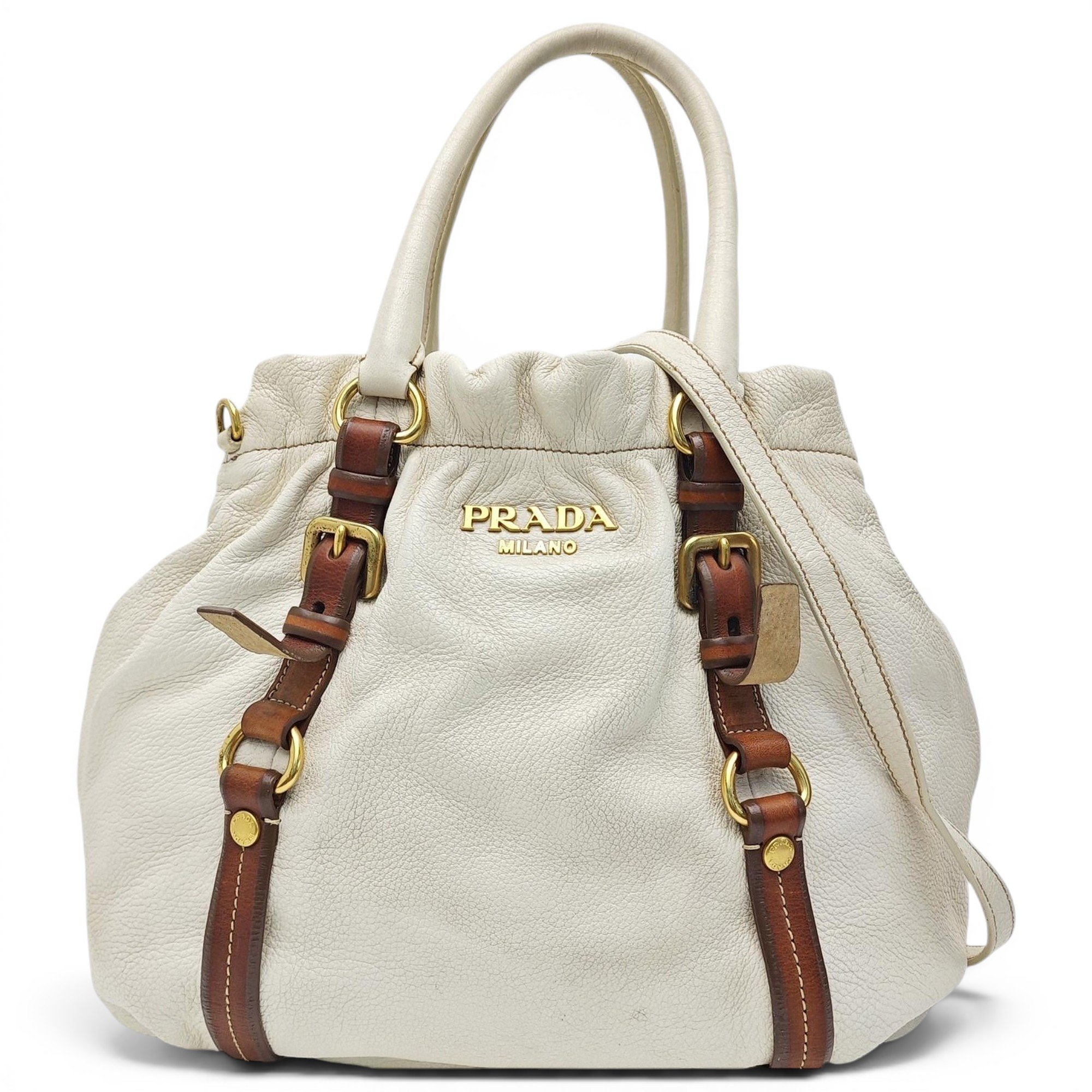 Ouverture leather crossbody bag