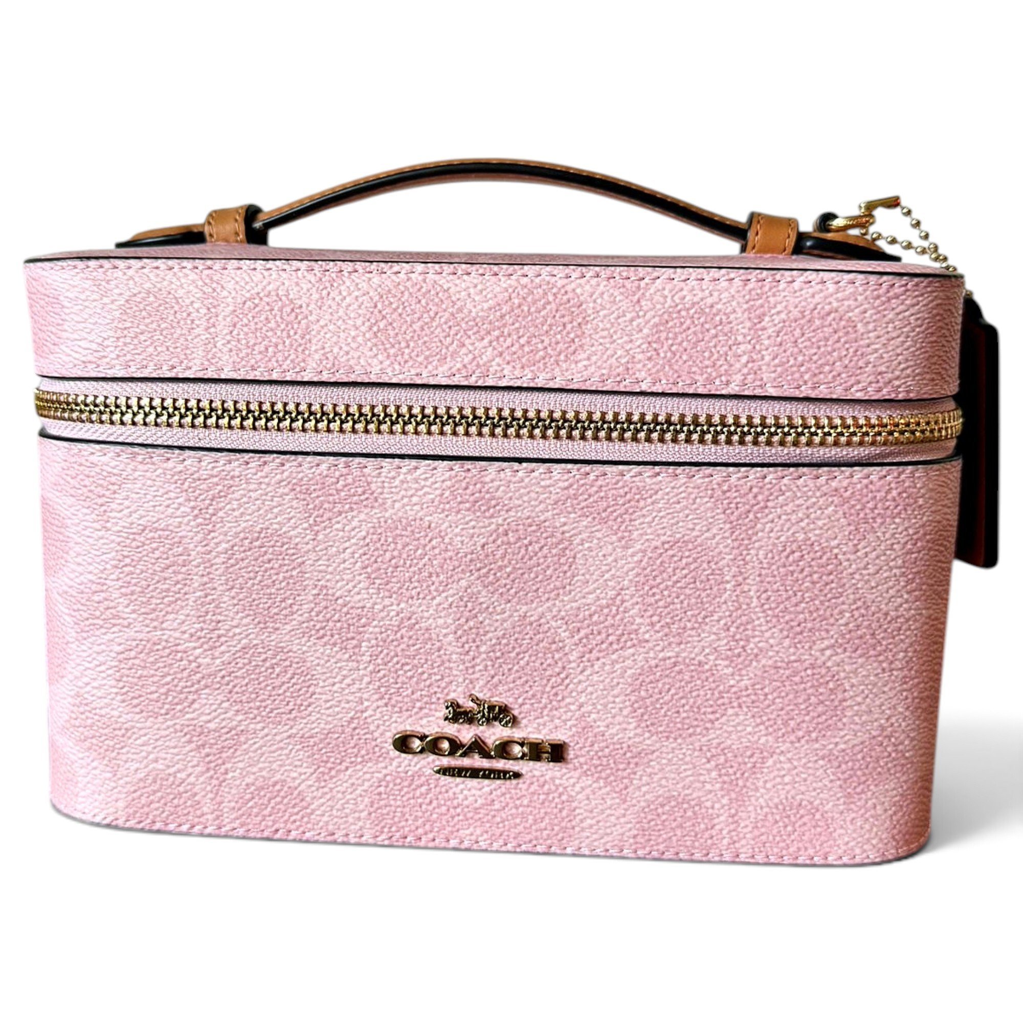 Leather vanity case