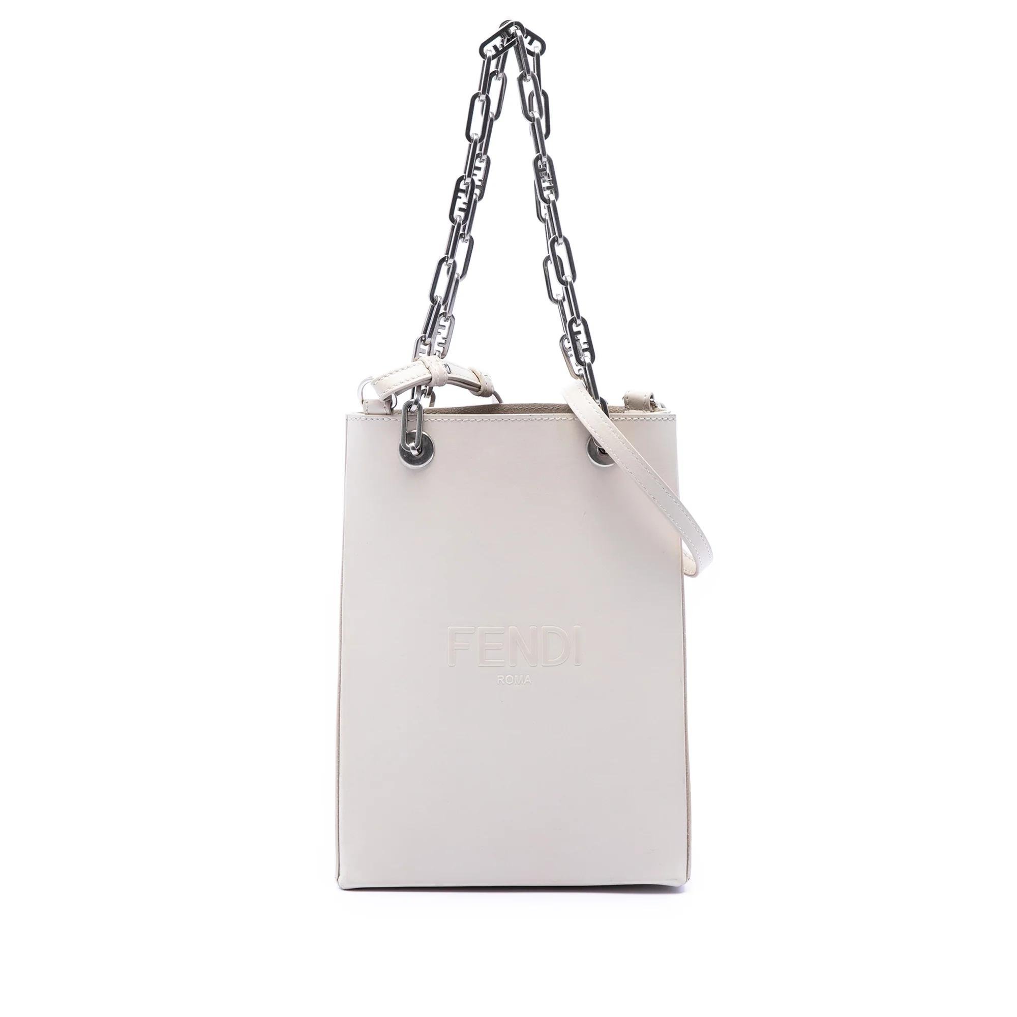 Logo Shopper Tote leather handbag