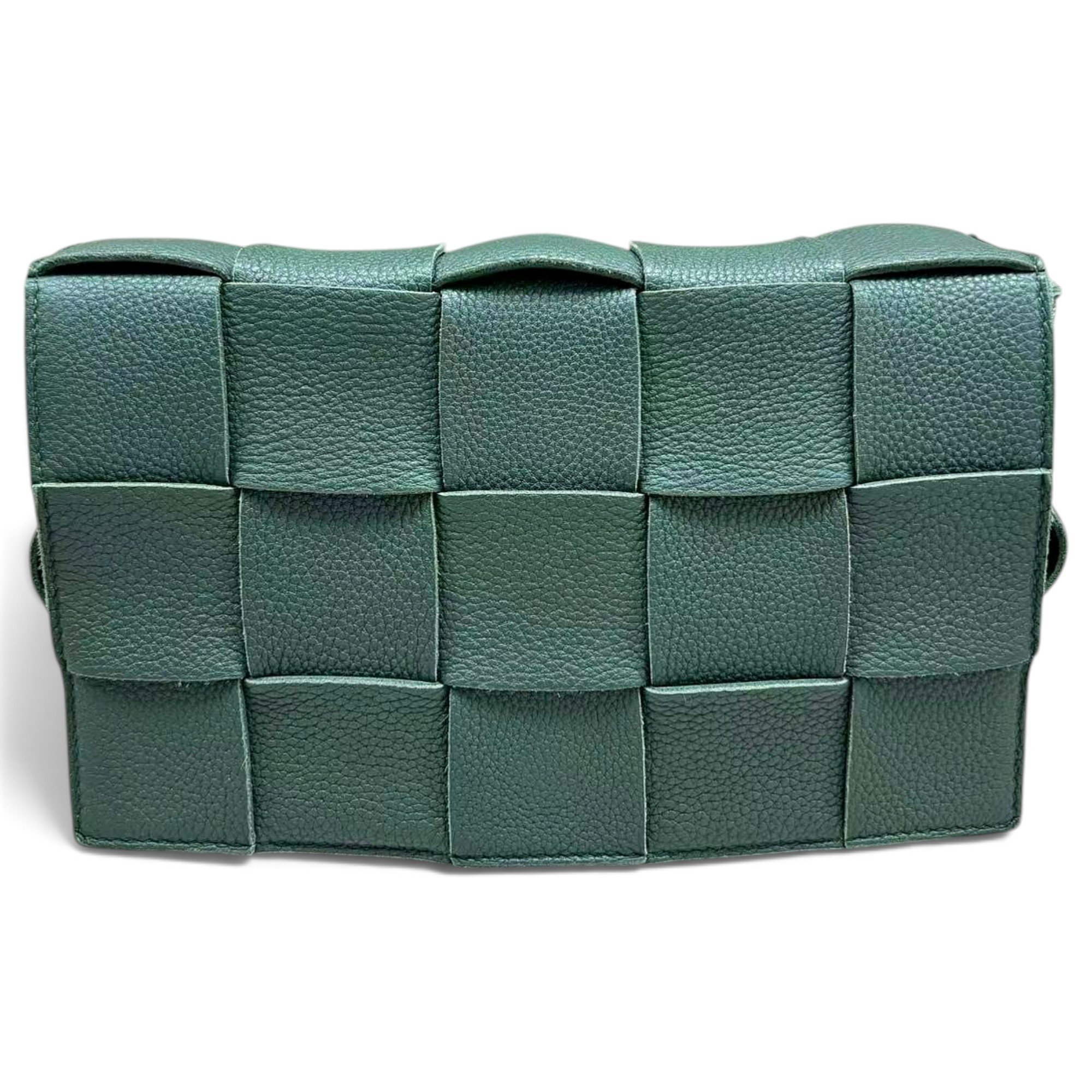 Cassette leather handbag