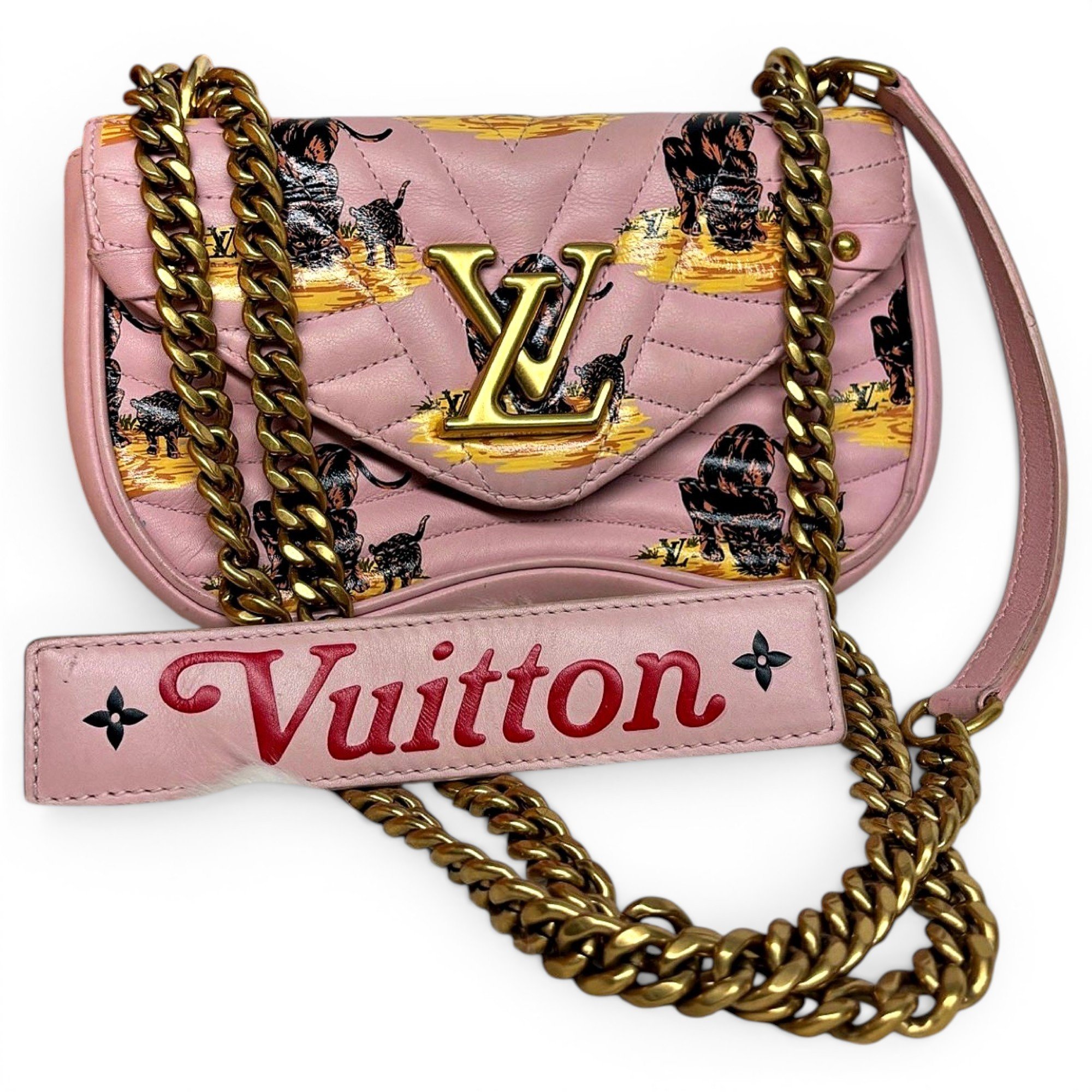 New Wave leather handbag