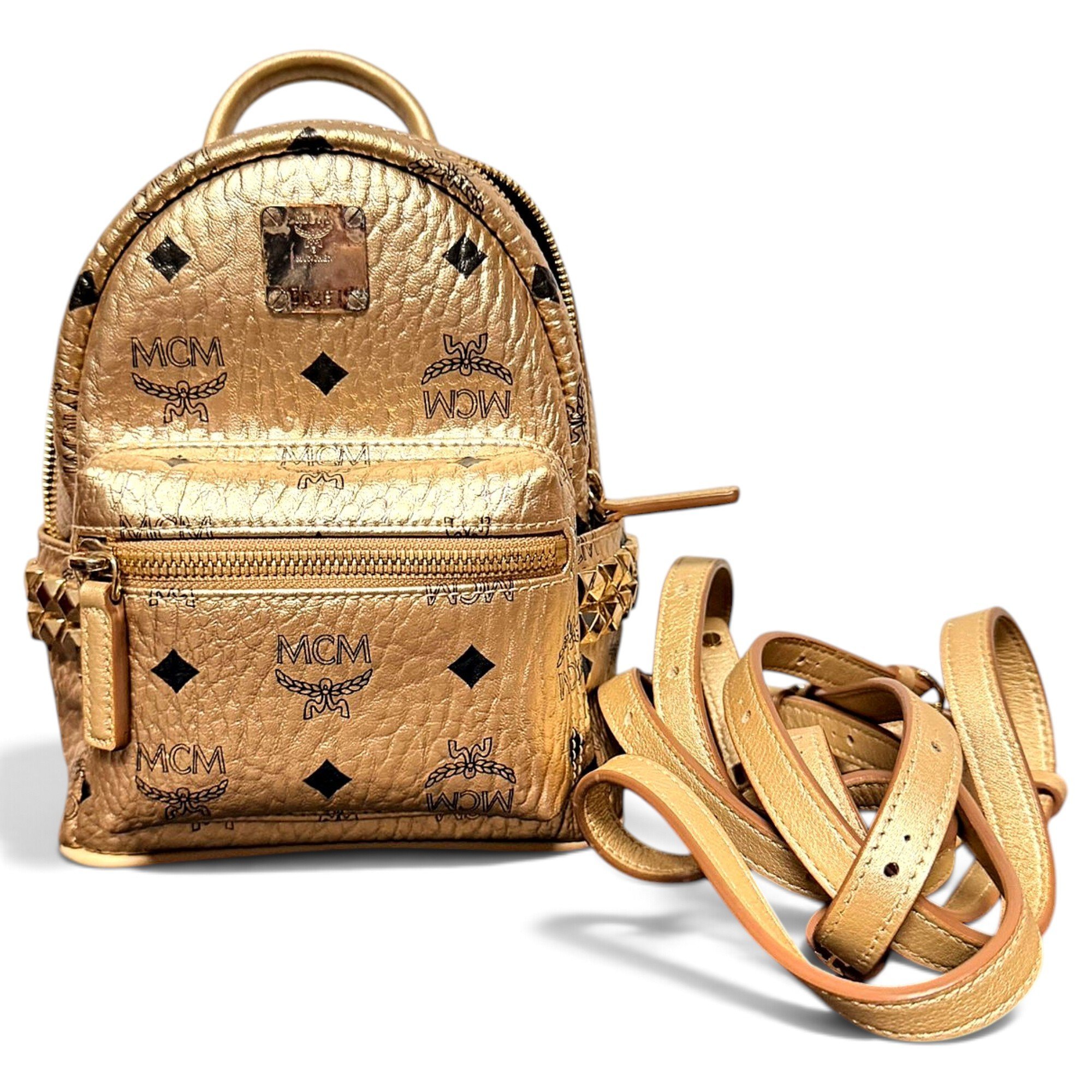 Stark vegan leather handbag